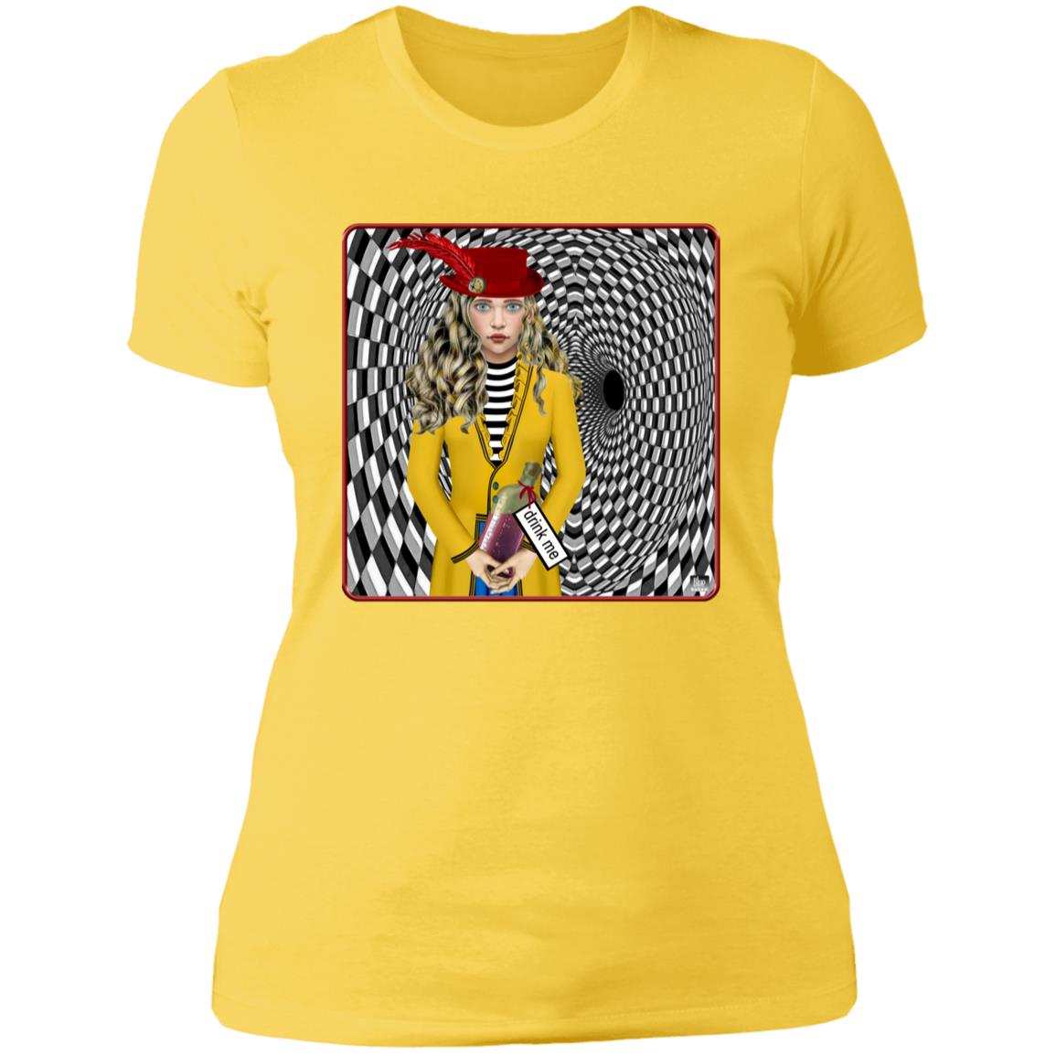 Portrait Of Alice - Women's Fitted T-Shirt