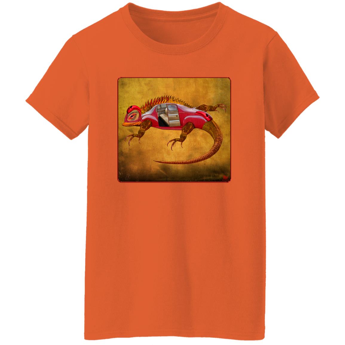 Uber Lizard - Red - Women's Relaxed Fit T-Shirt