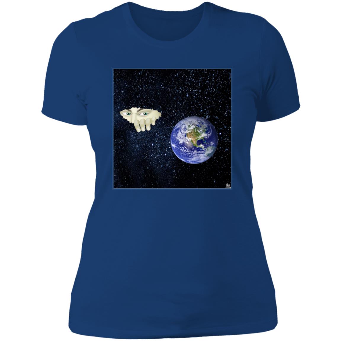 Somewhere Out There - Women's Fitted T-Shirt