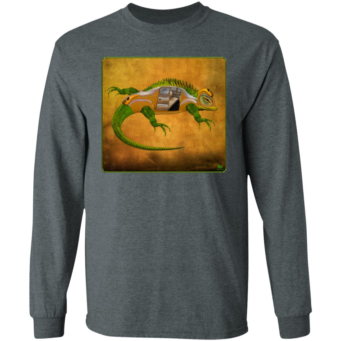 Uber Lizard - Green - Men's Long Sleeve T-Shirt