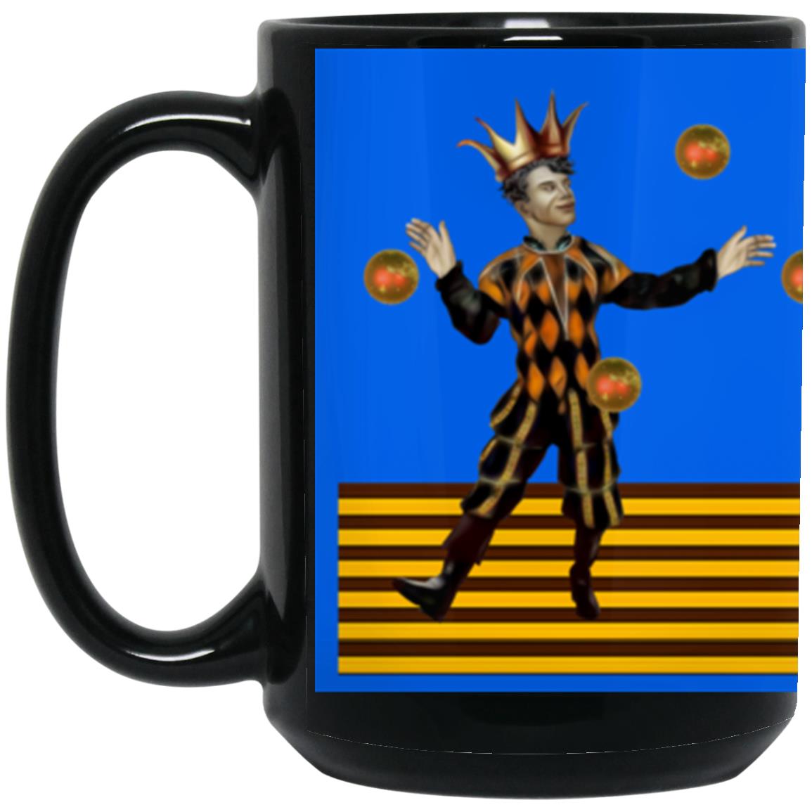 The Juggler -15oz Black Mug