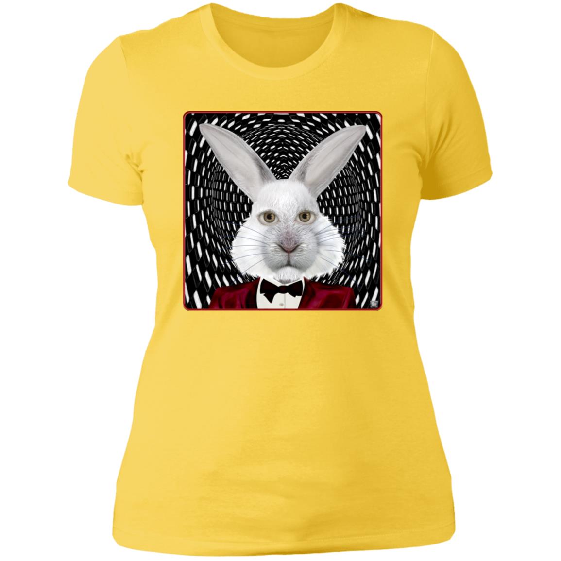 The White Rabbit - Women's Fitted T-Shirt