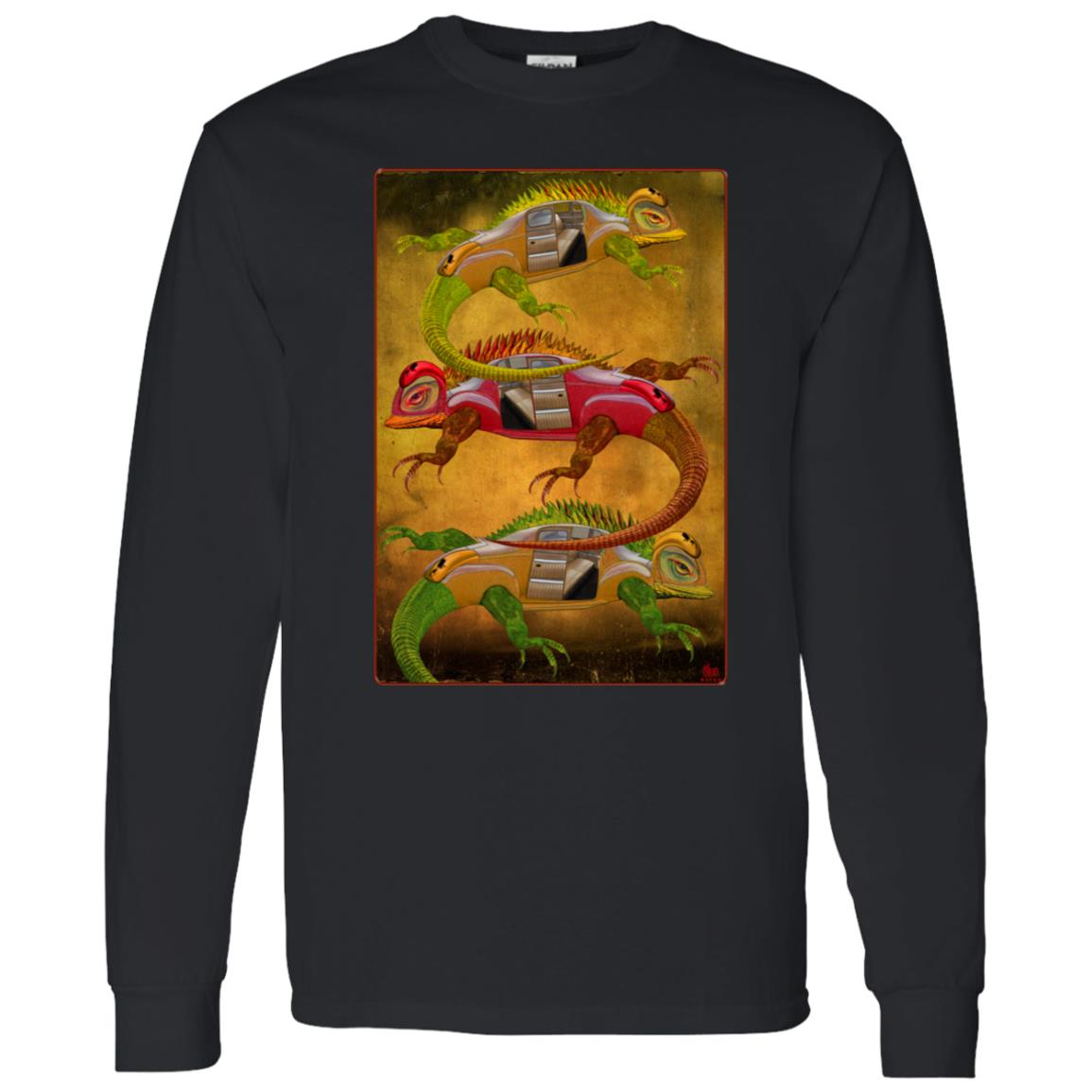 Uber Lizards - Men's Long Sleeve T-Shirt