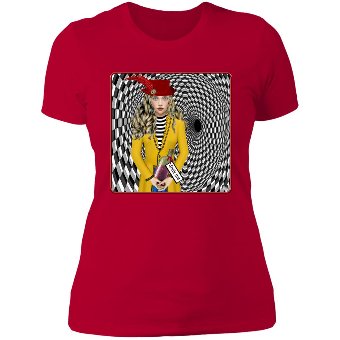 Portrait Of Alice - Women's Fitted T-Shirt