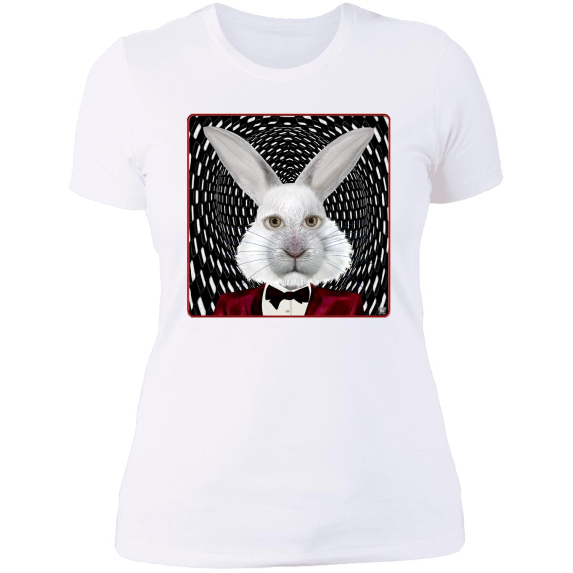 The White Rabbit - Women's Fitted T-Shirt