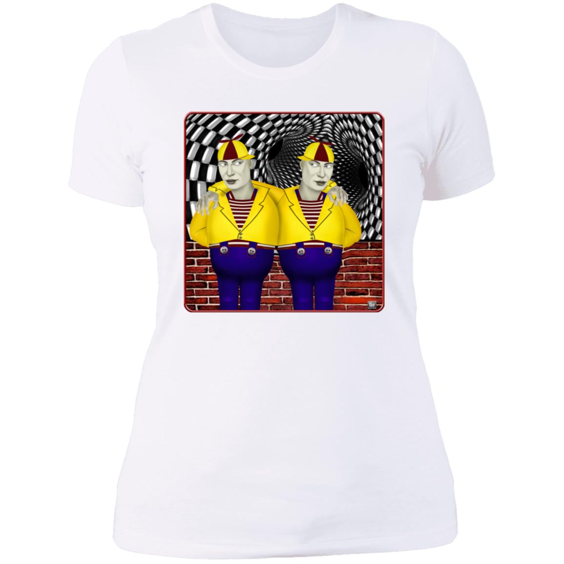 Tweedledee And Dum - Women's Fitted T-Shirt