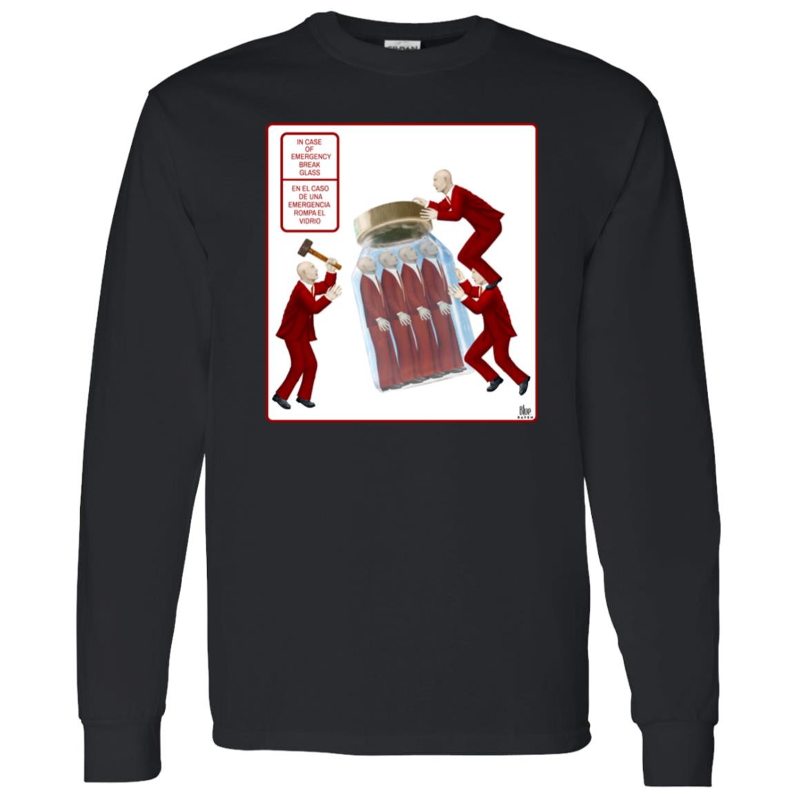 Break Glass - Men's Long Sleeve T-Shirt