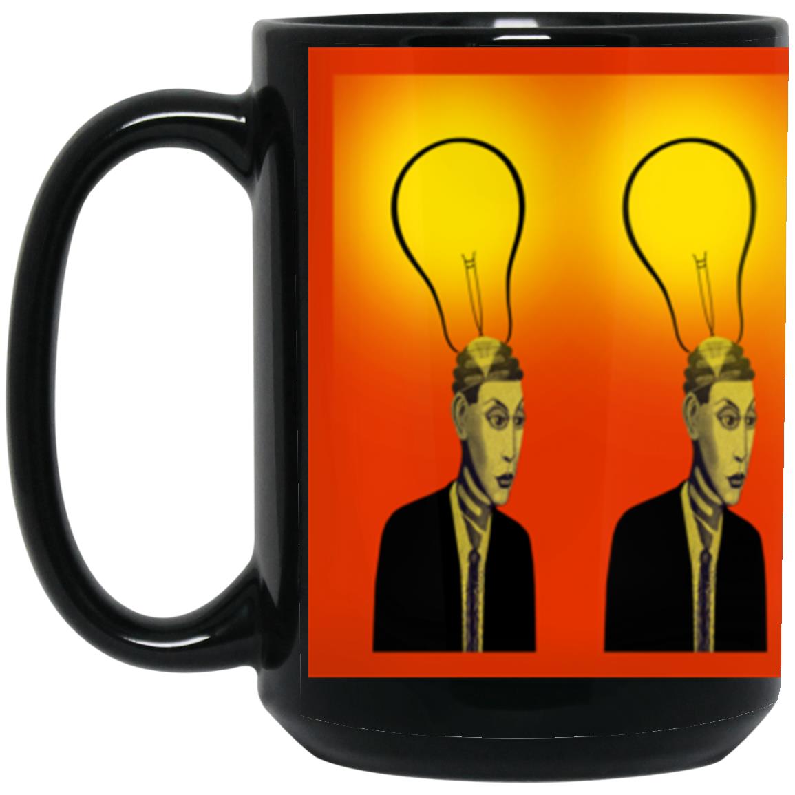 Bright Idea -15oz Black Mug