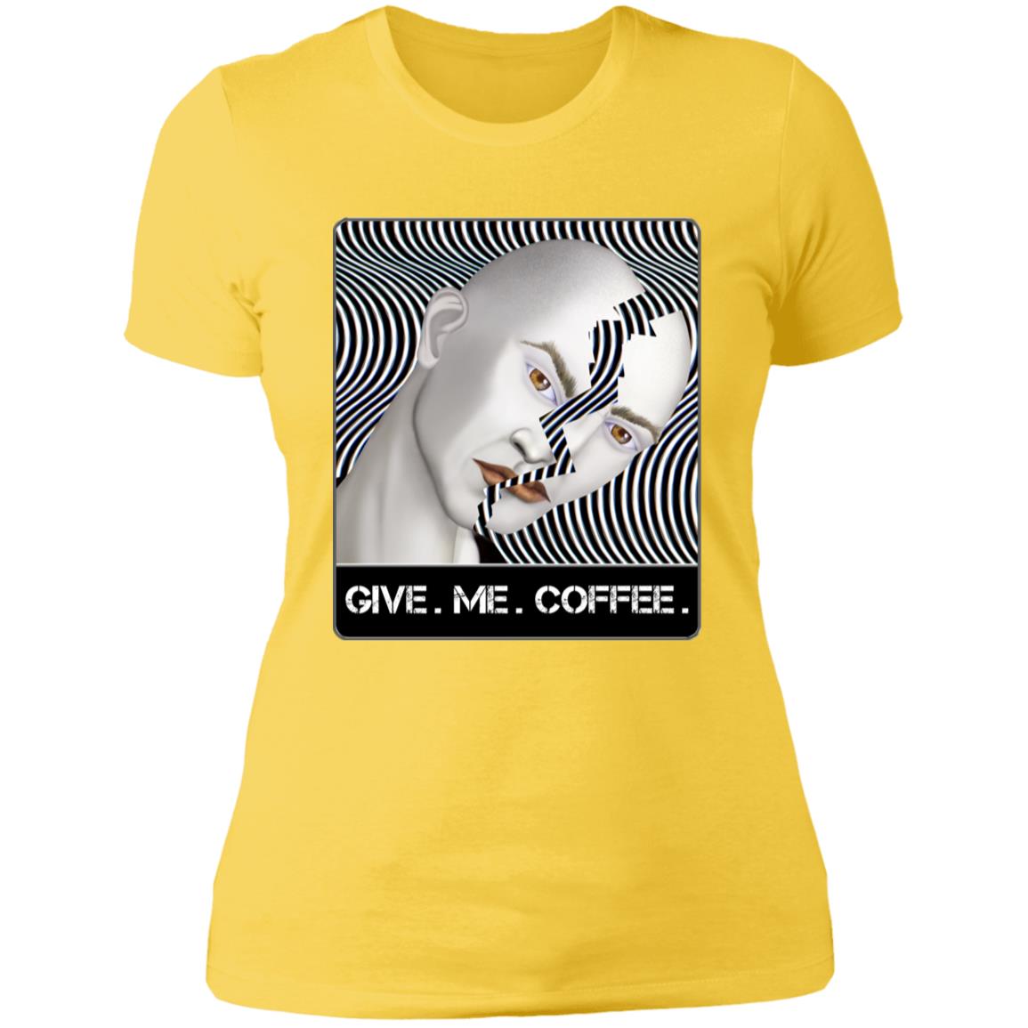 Give.Me.Coffee. - Women's Fitted T-Shirt