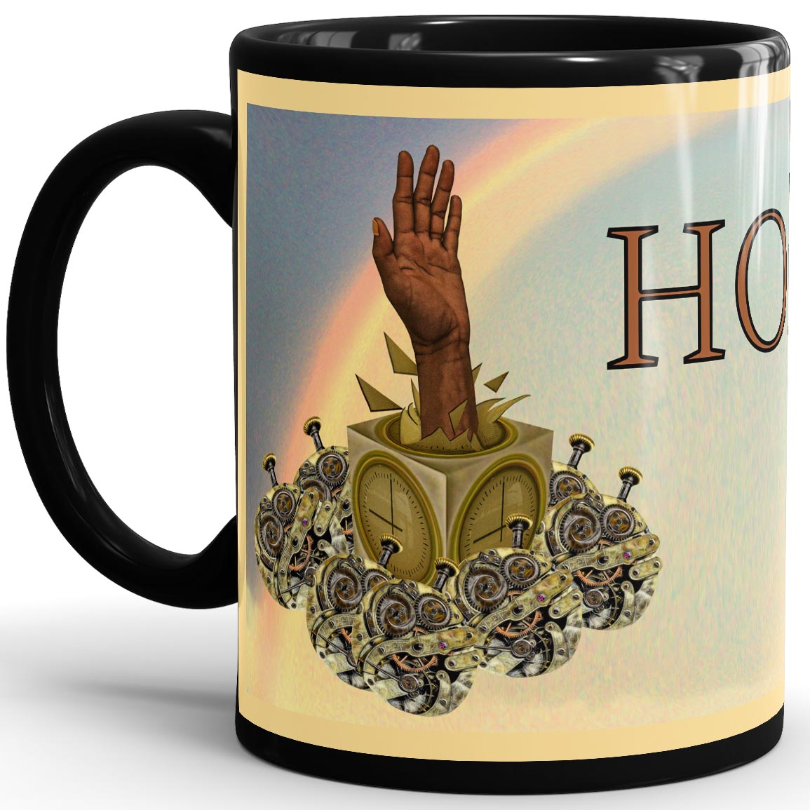 Hope - 11oz Black Mug