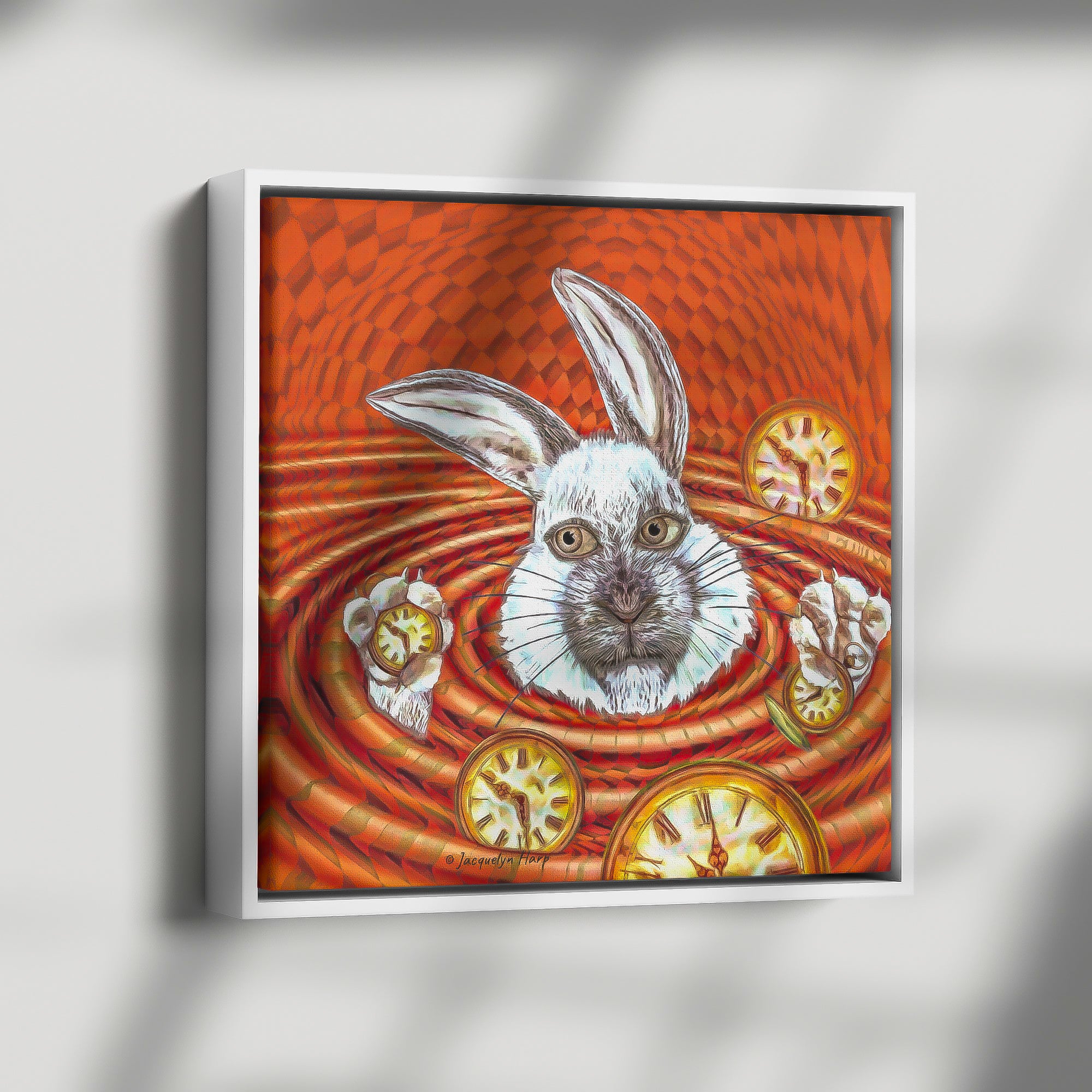 I'm Late II - Framed Art