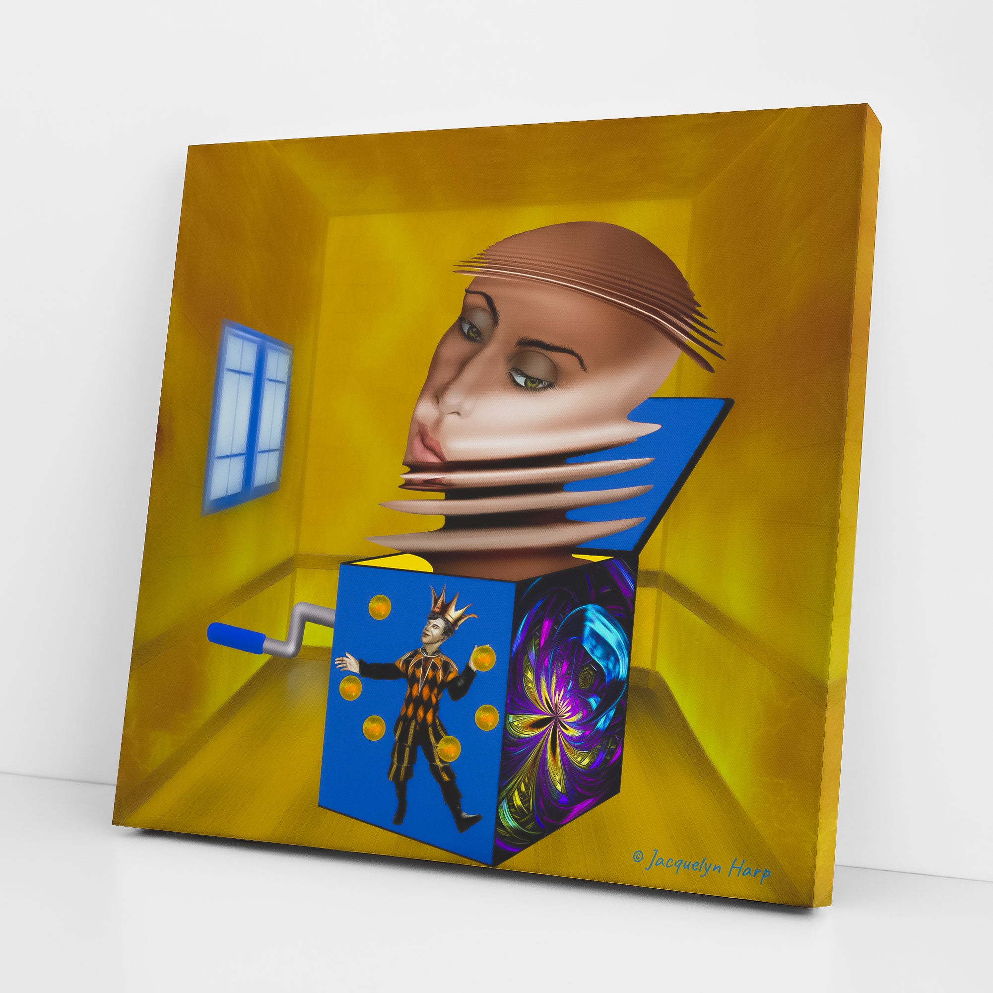 Jill In The Box - Canvas Art