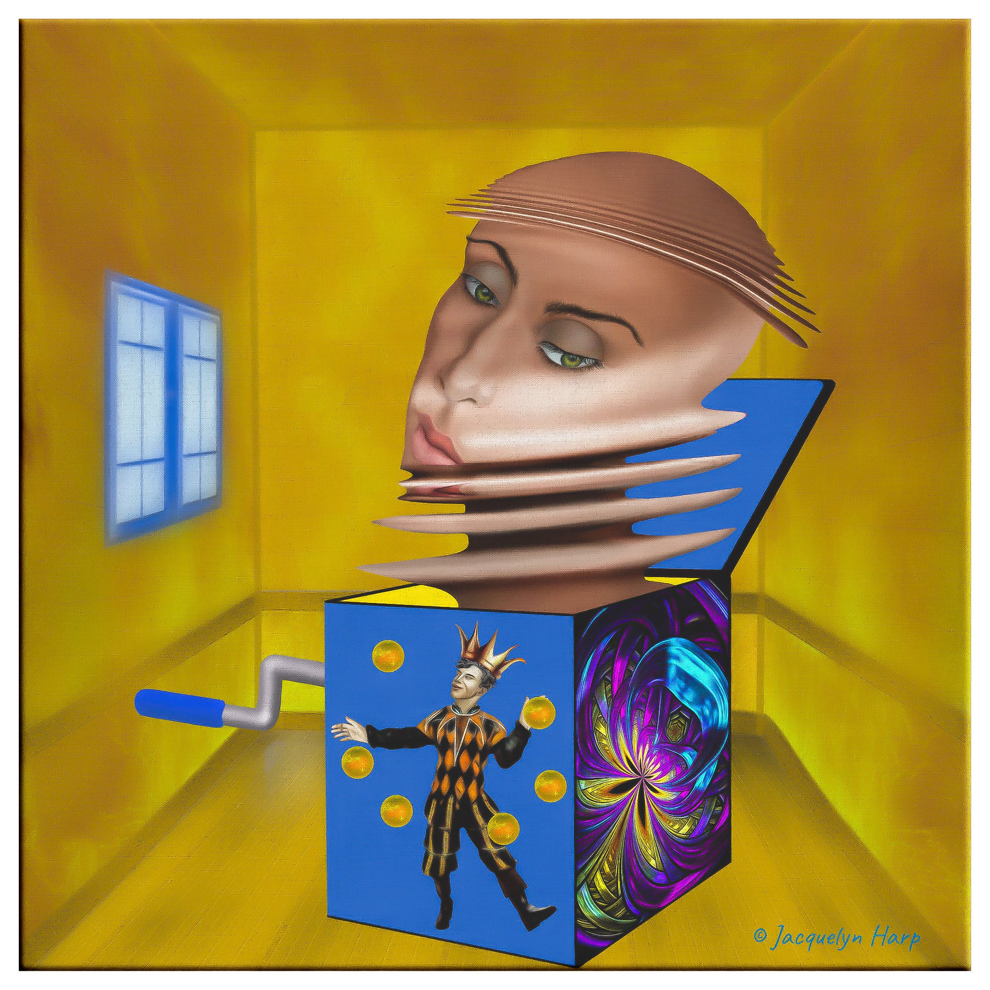 Jill In The Box - Canvas Art