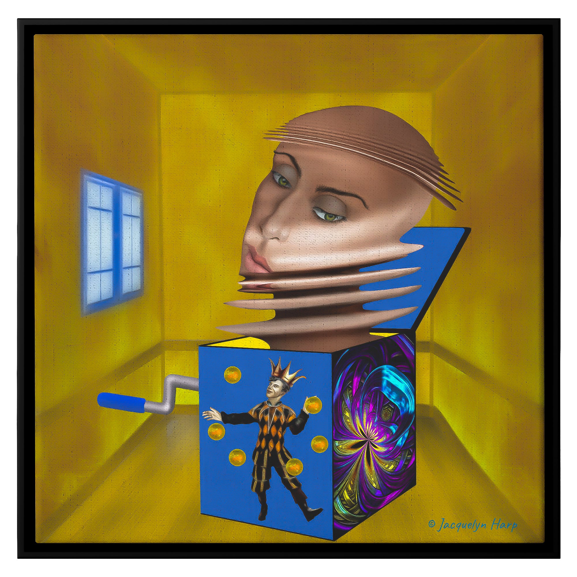 Jill In The Box - Framed Art