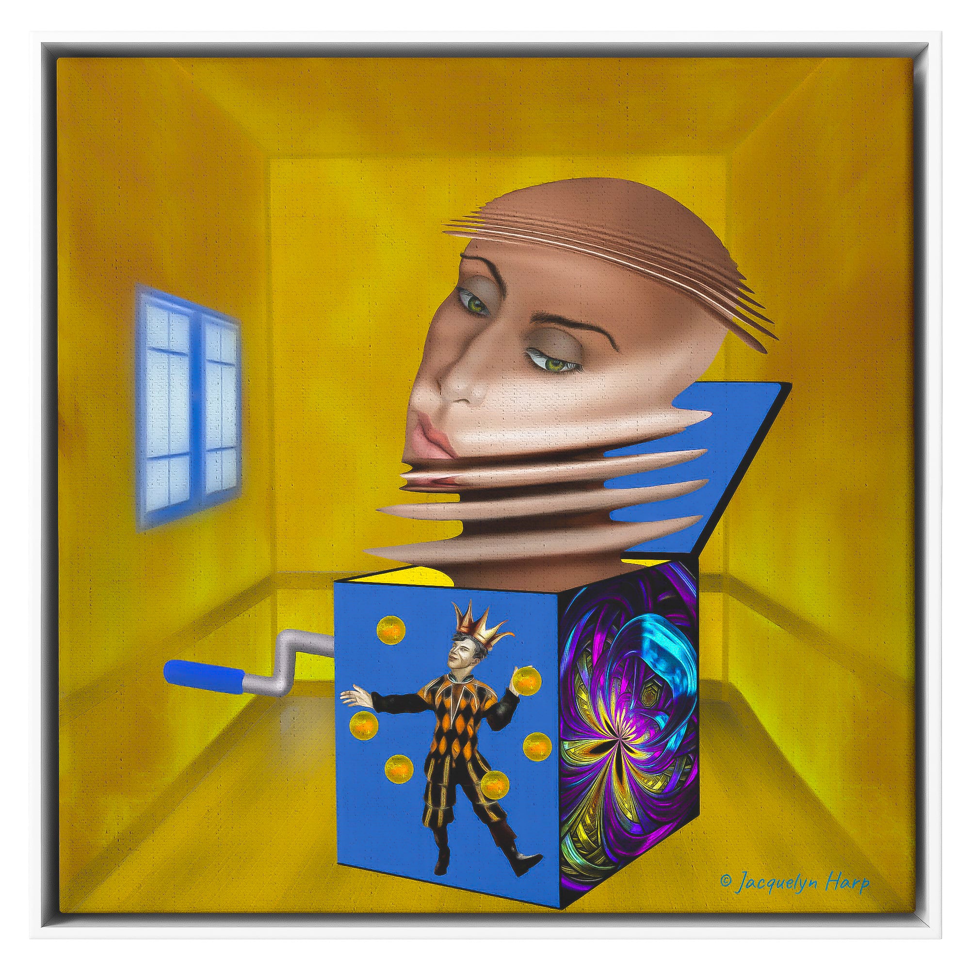 Jill In The Box - Framed Art