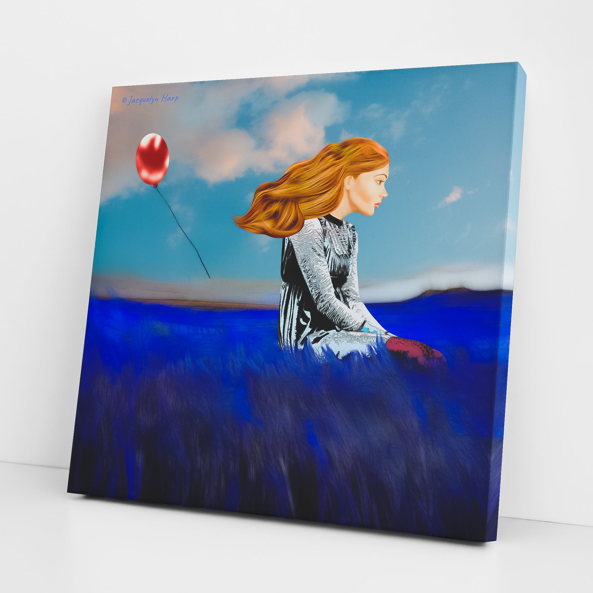 Lana In The Meadow - Canvas Art