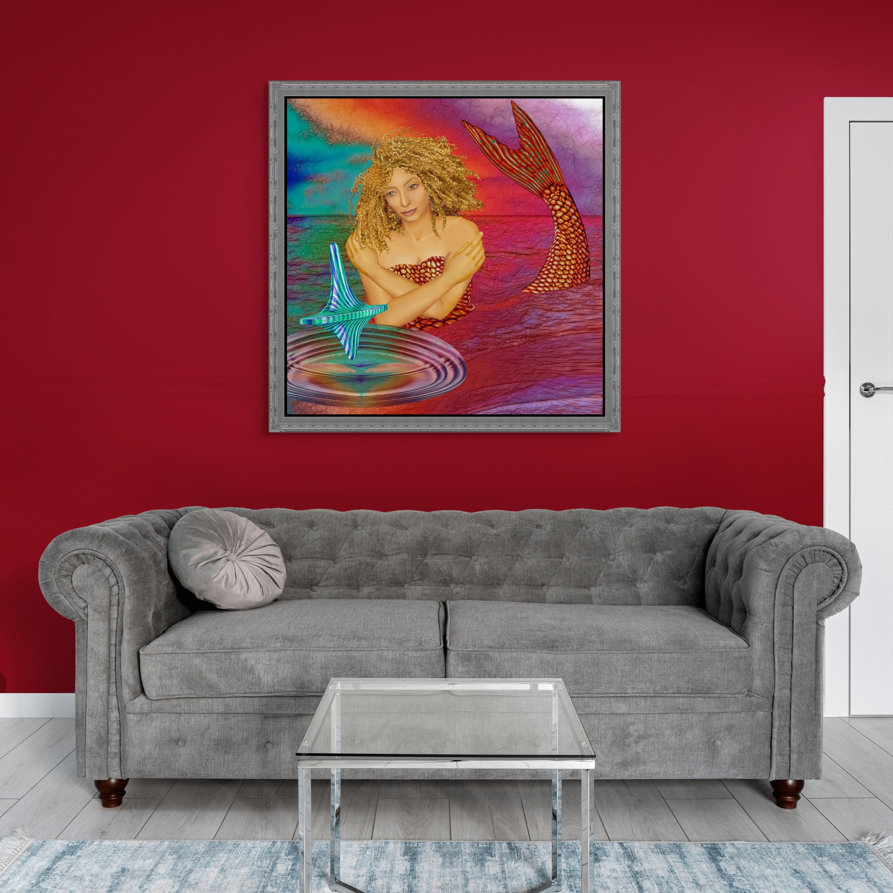 Mermaid Games - Canvas Art