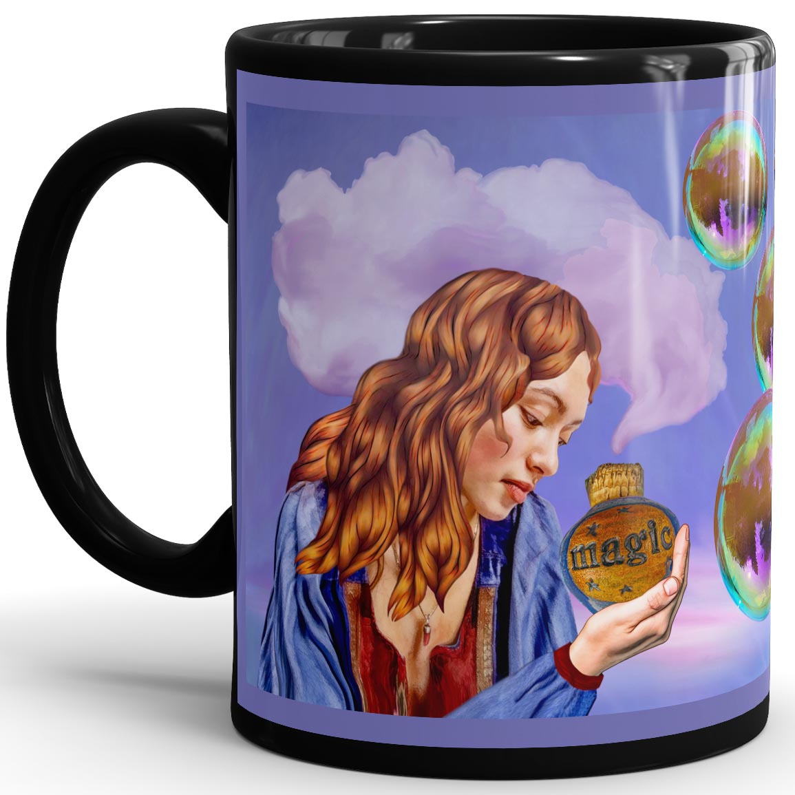 Misty Magic - 11oz Black Mug