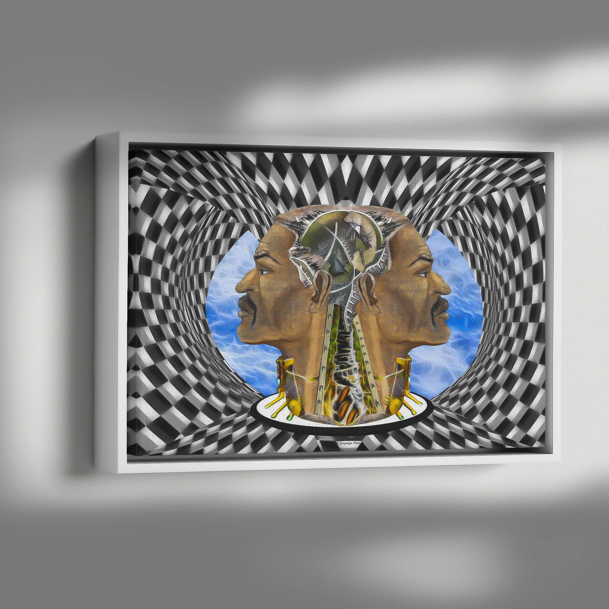 Men In The Machine - Framed Art