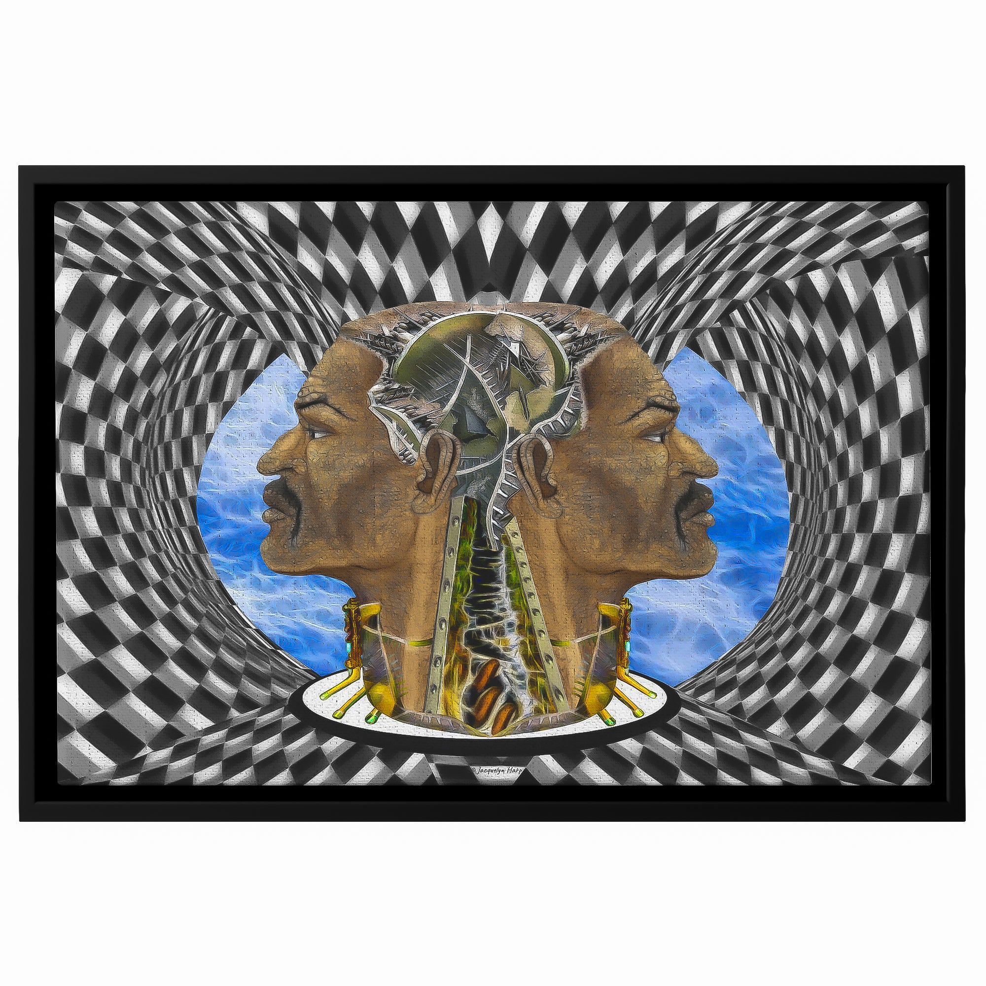 Men In The Machine - Framed Art