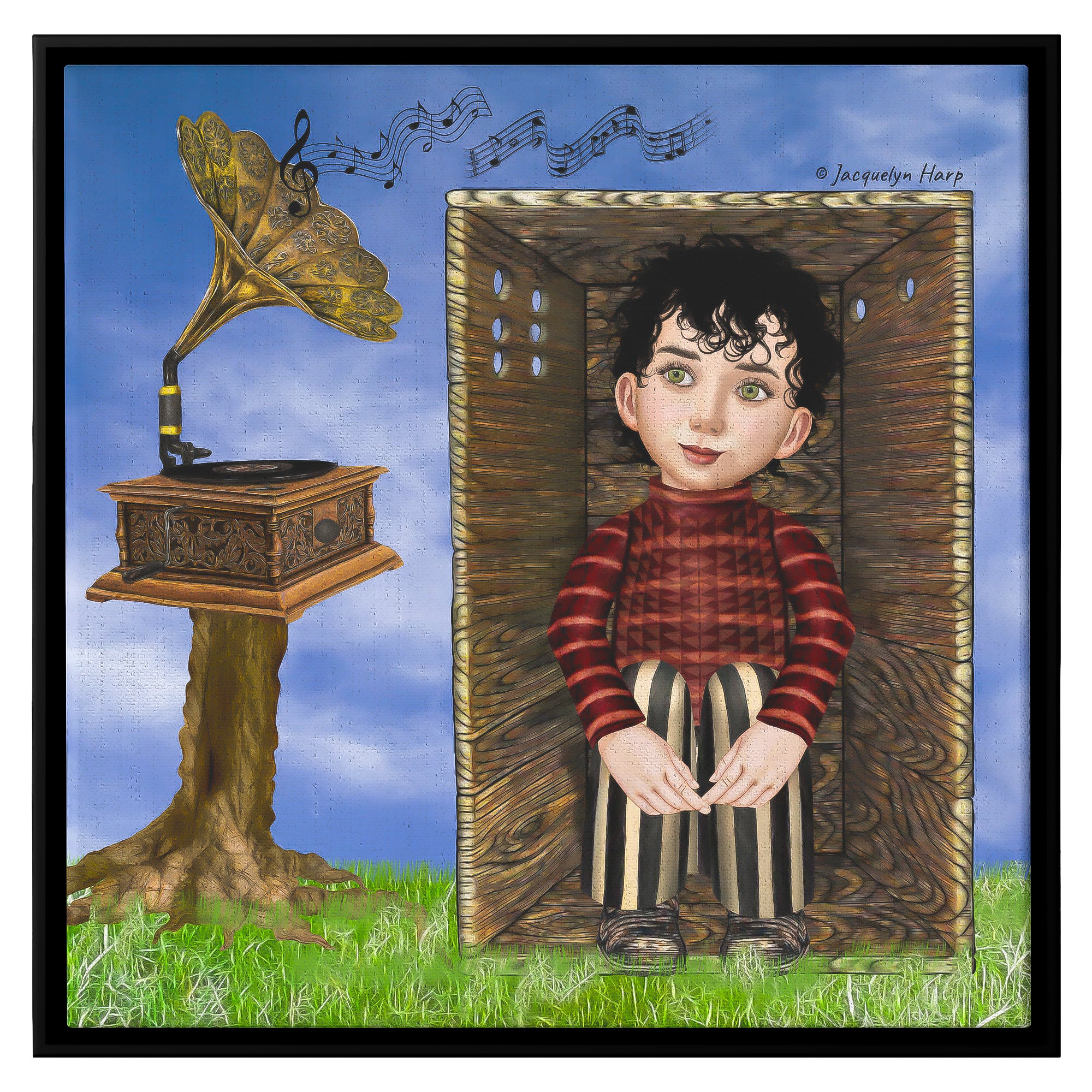 Music Box - Framed Art