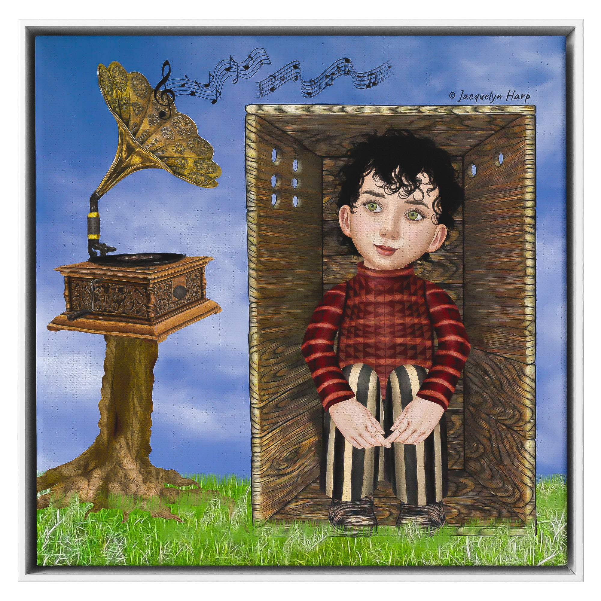 Music Box - Framed Art