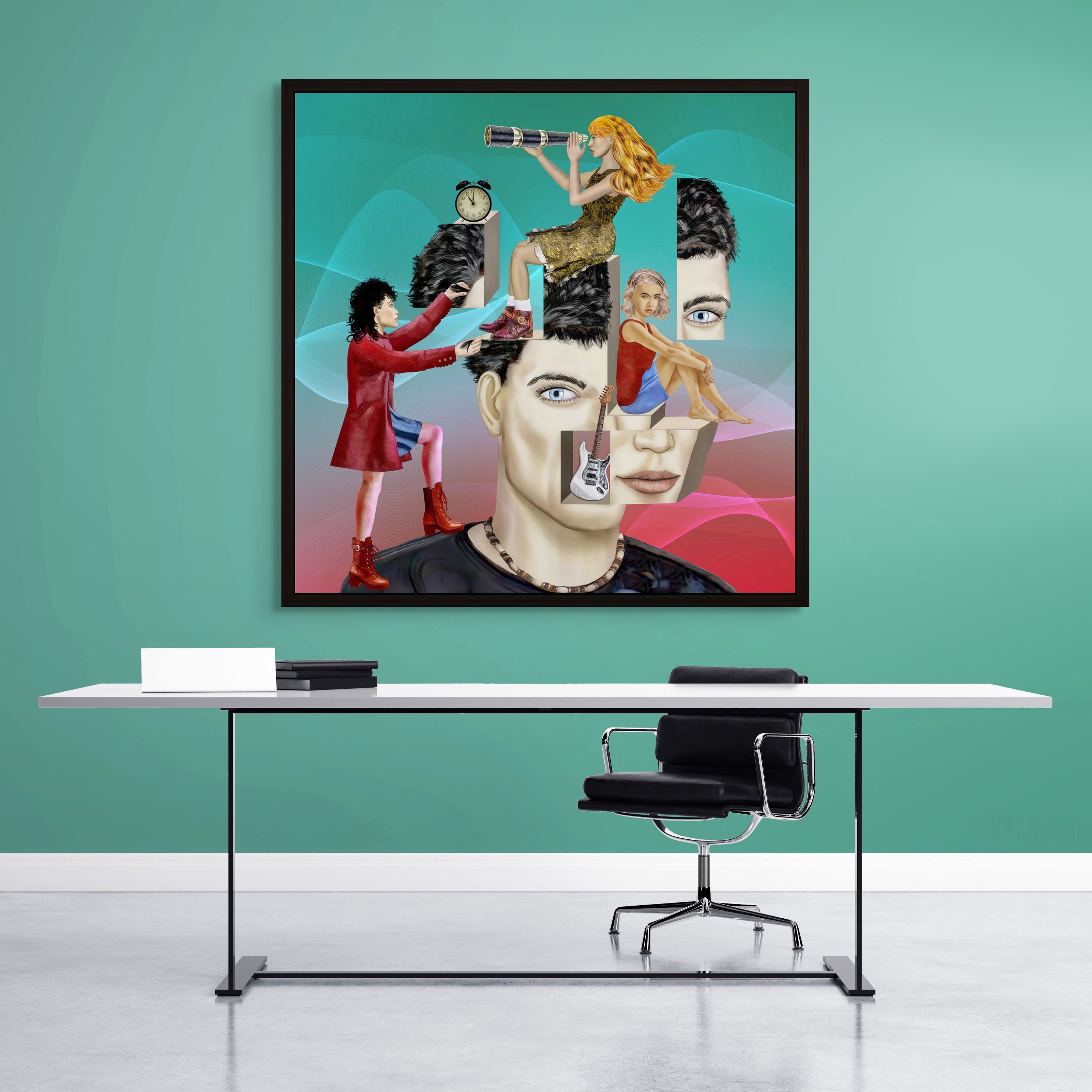 Playing The Field - Canvas Art