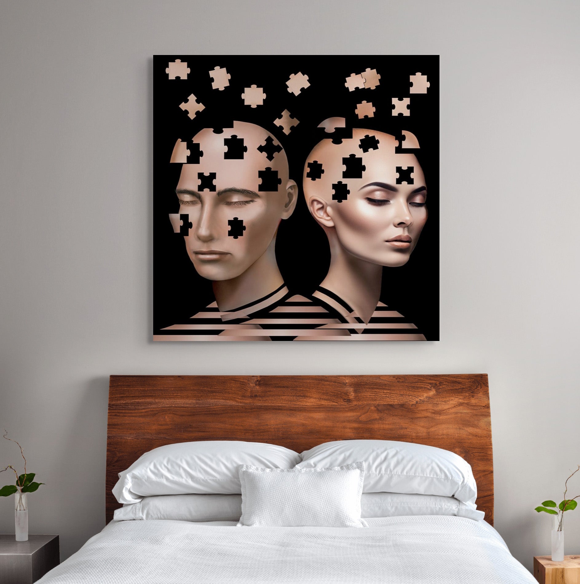 Puzzled - Canvas Art