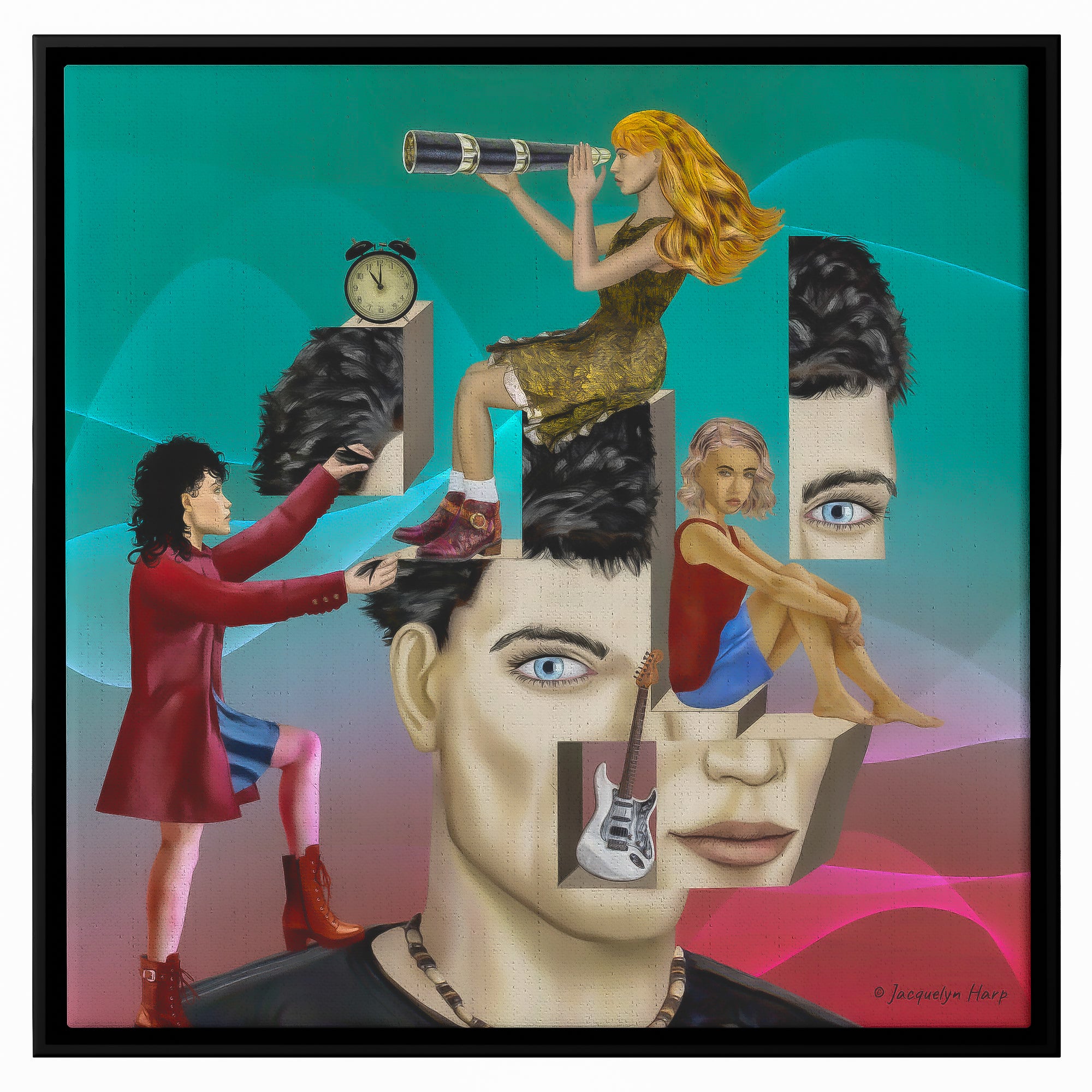 Playing The Field - Framed Art