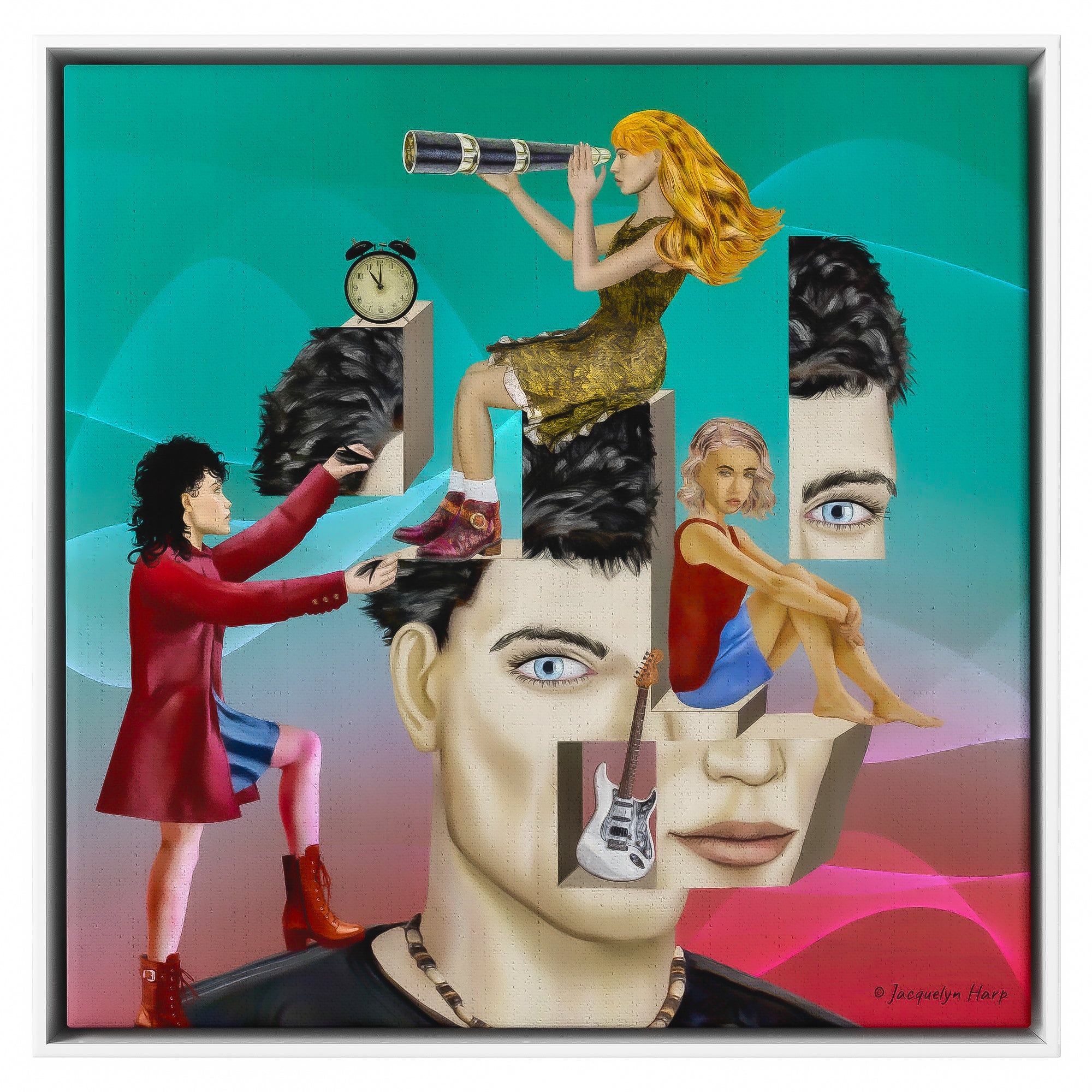 Playing The Field - Framed Art