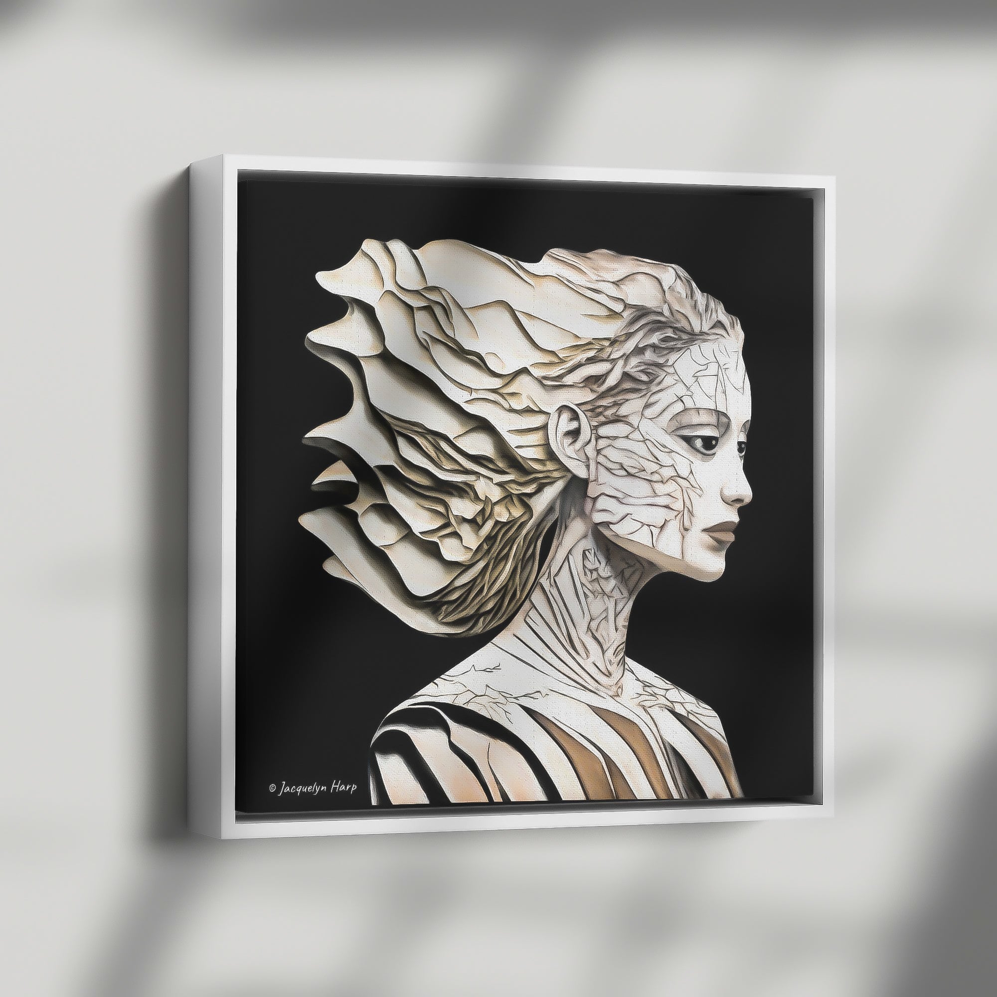 Porcelain Predicament - Framed Art