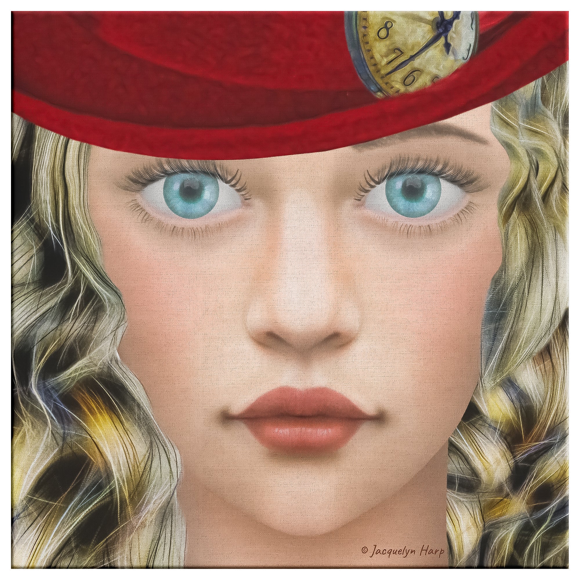 Portrait Of Alice - Canvas Art