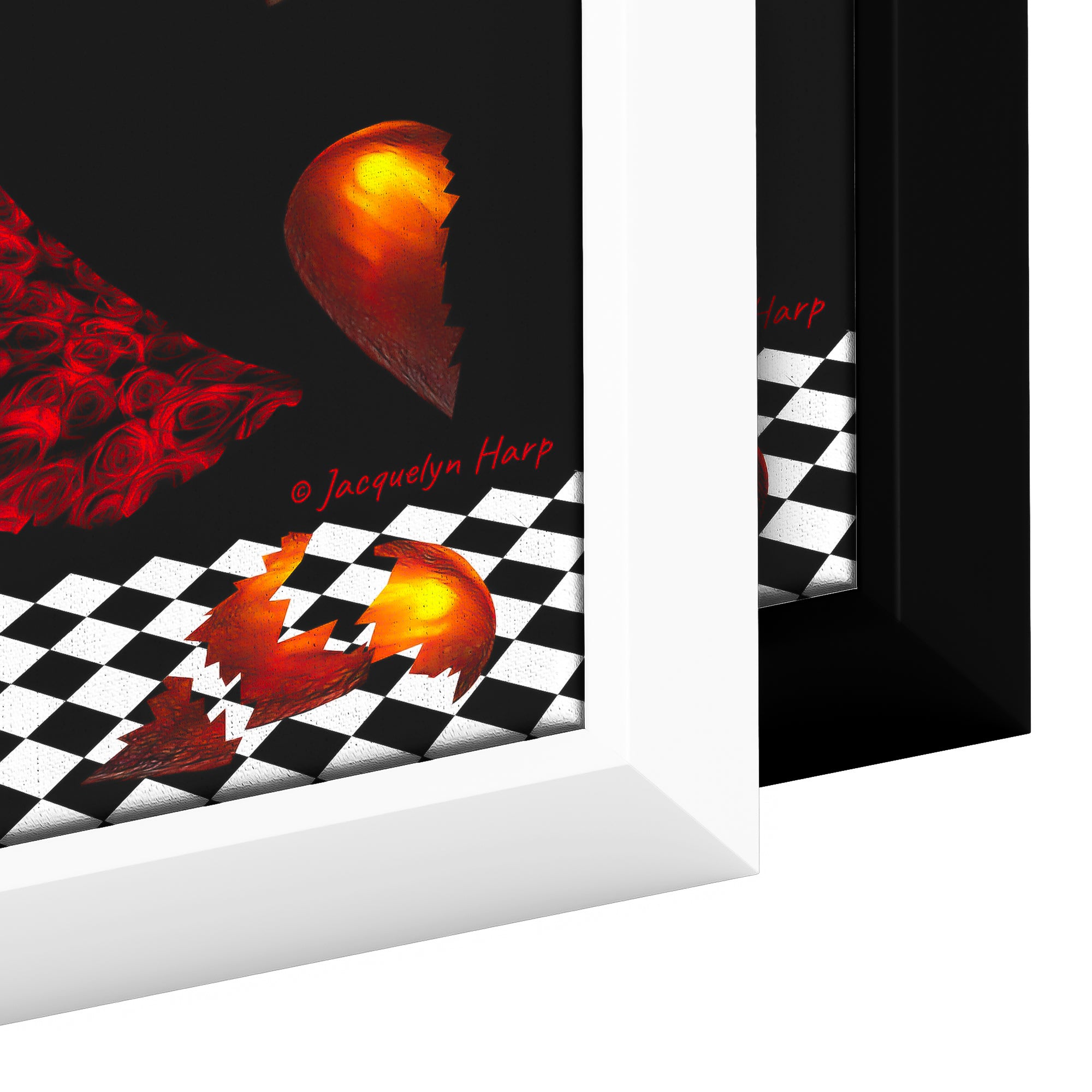 Queen Of Hearts - Framed Art
