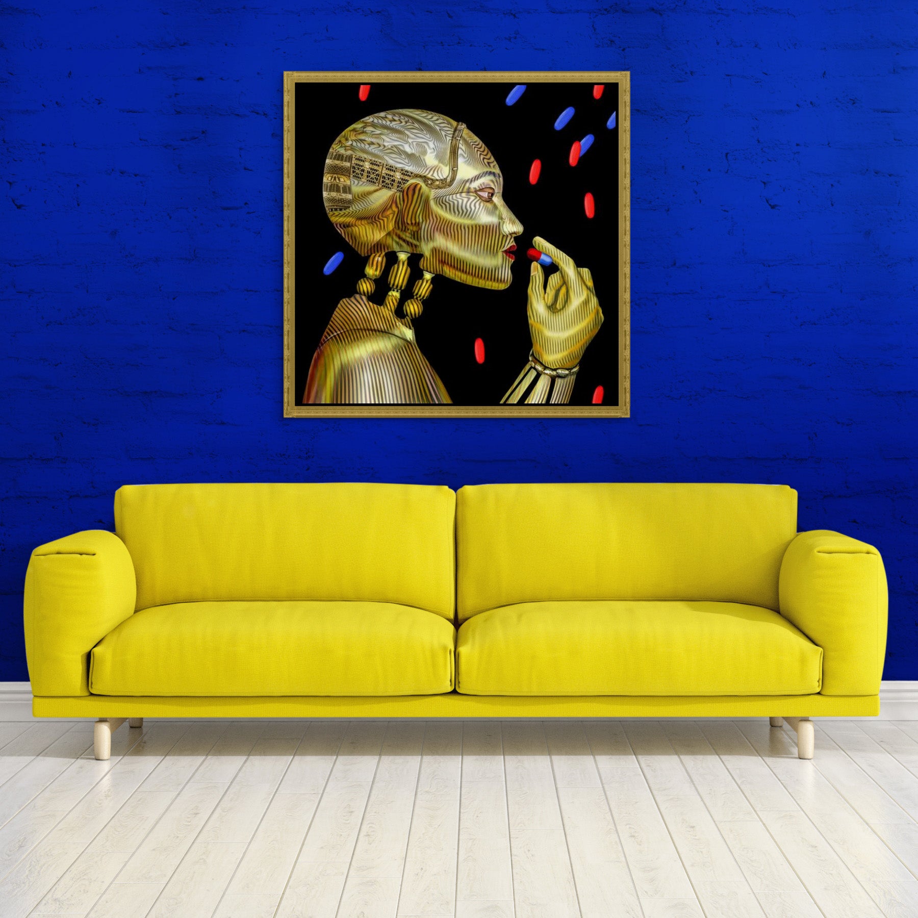 Red Pill Blue Pill - Canvas Art