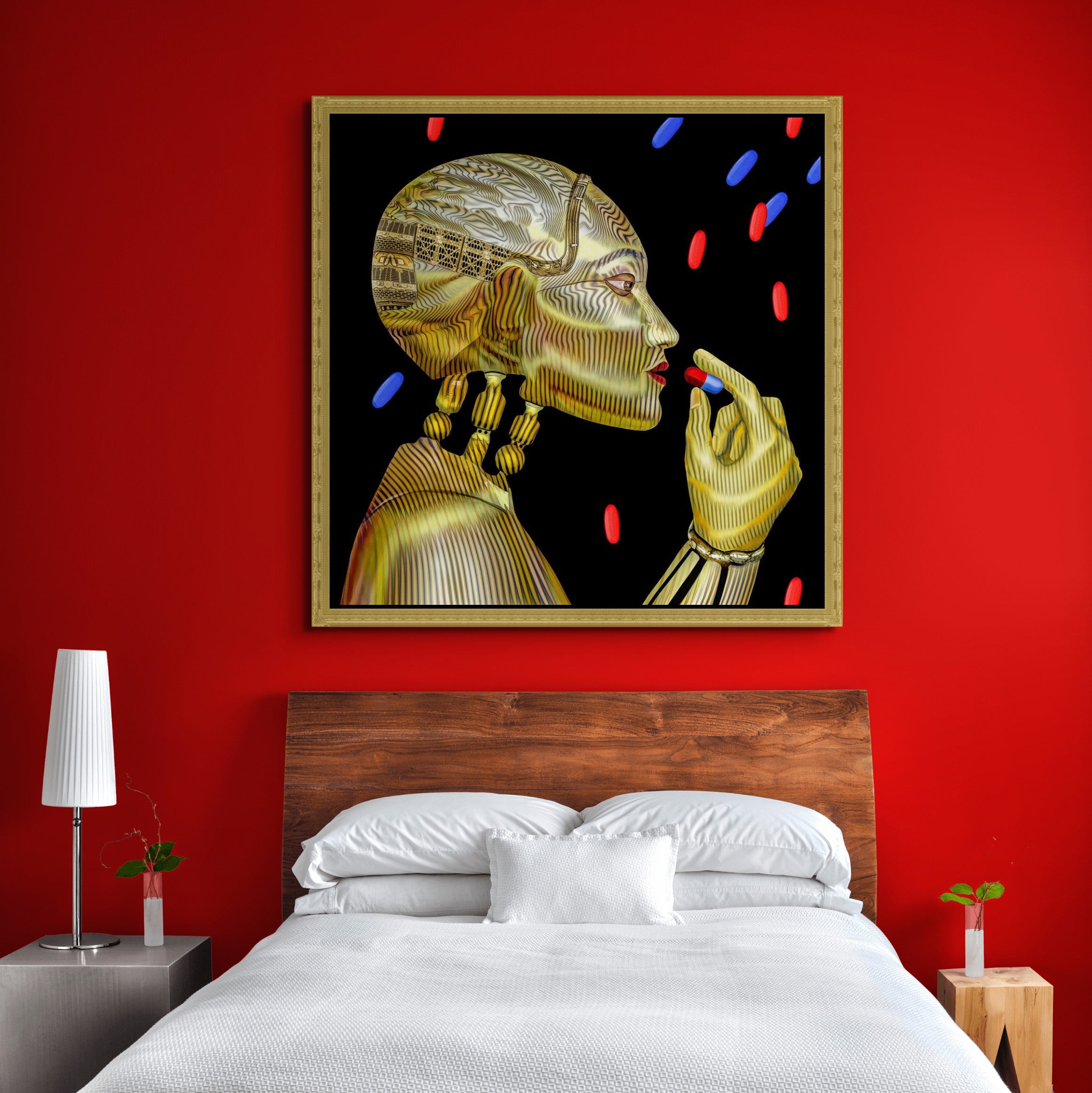 Red Pill Blue Pill - Canvas Art