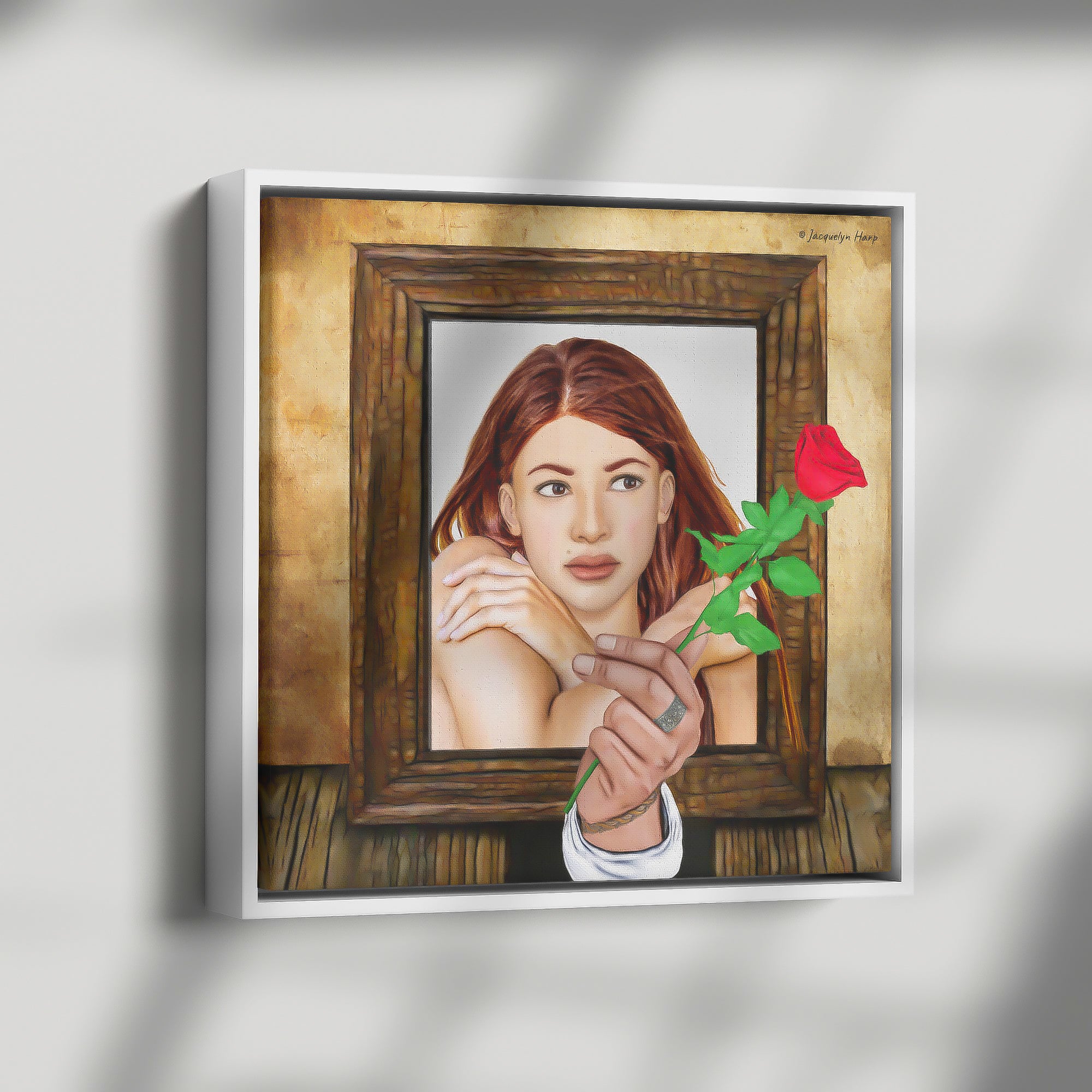 Red Rose - Framed Art