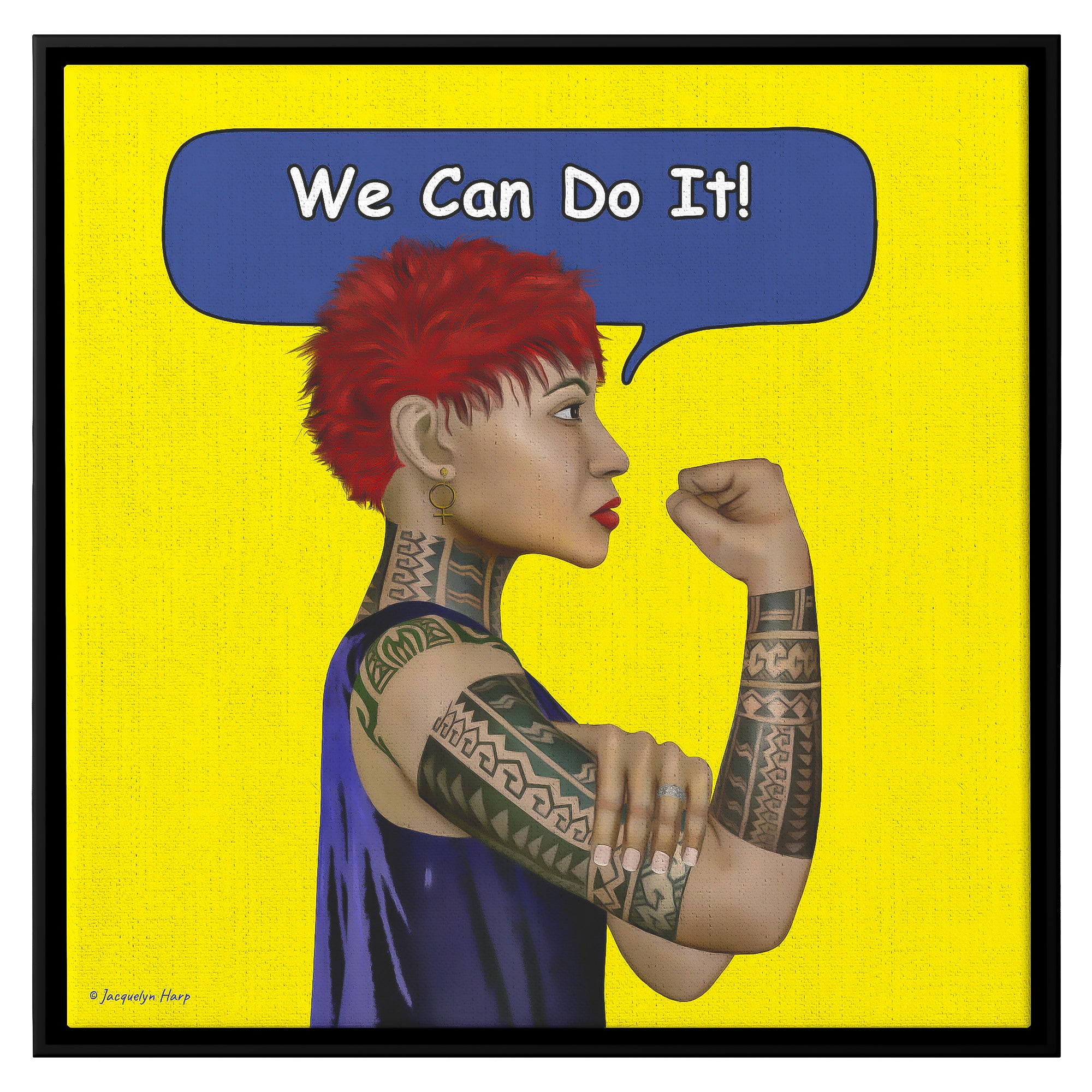 Rosie The Riveter 2.0 - Framed Art