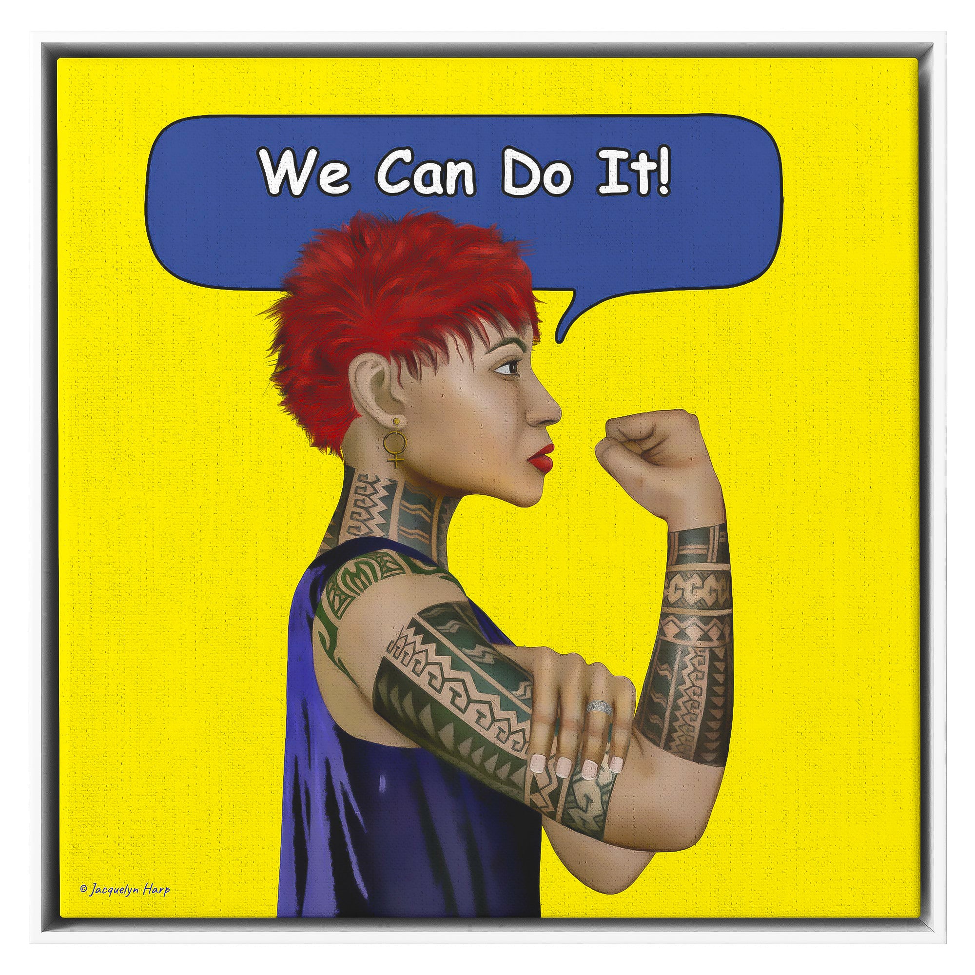 Rosie The Riveter 2.0 - Framed Art