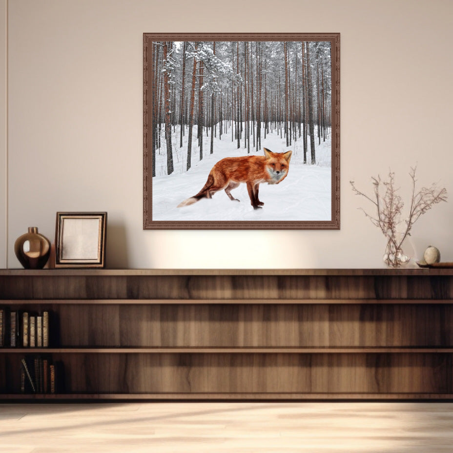 Snow Fox - Canvas Art