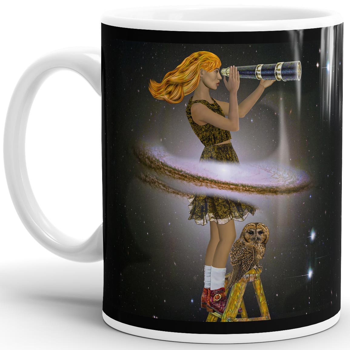 Stargazer -11oz White Mug