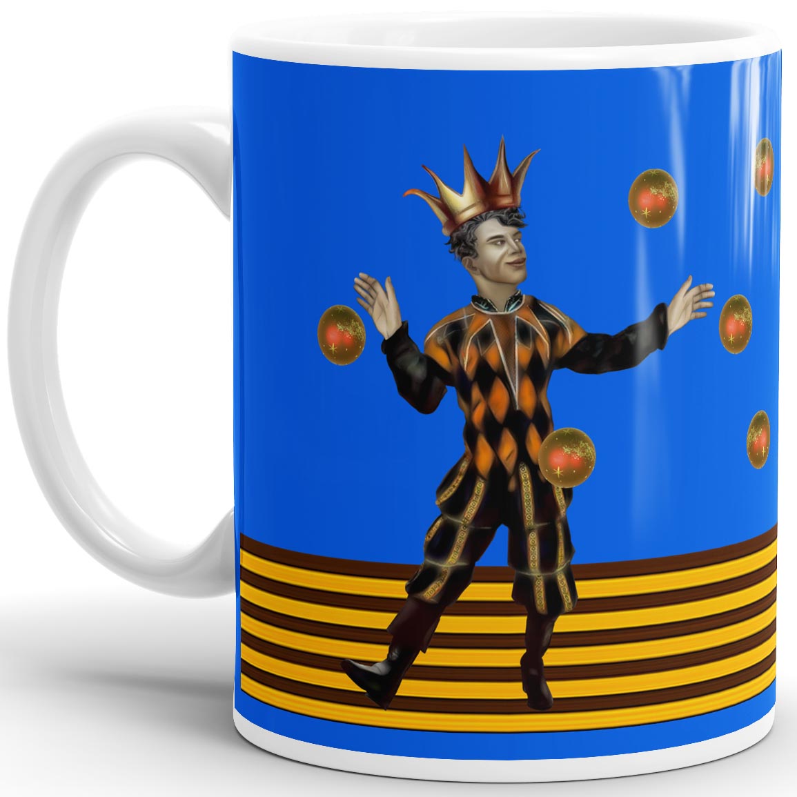 The Juggler -11oz White Mug