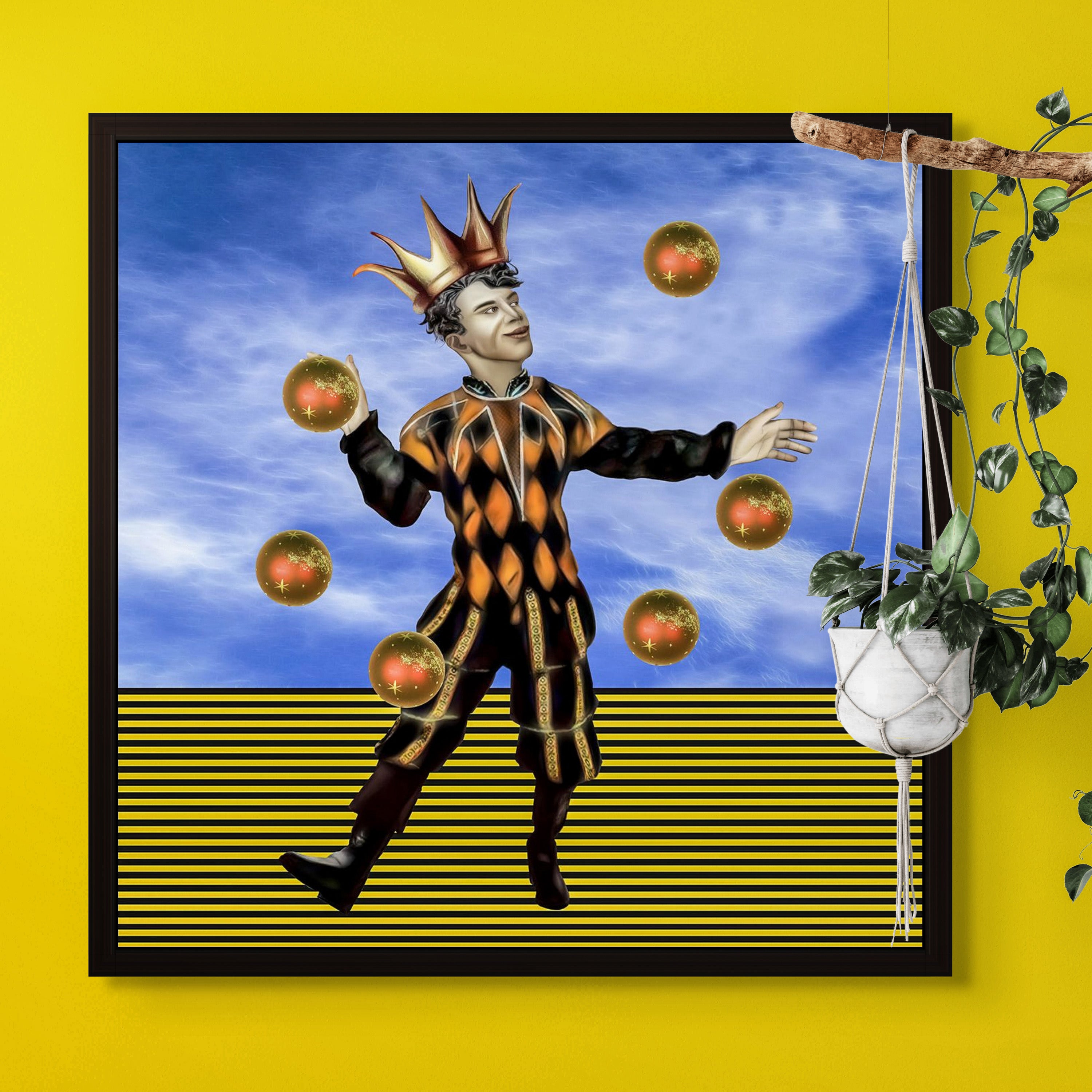 The Juggler - Framed Art