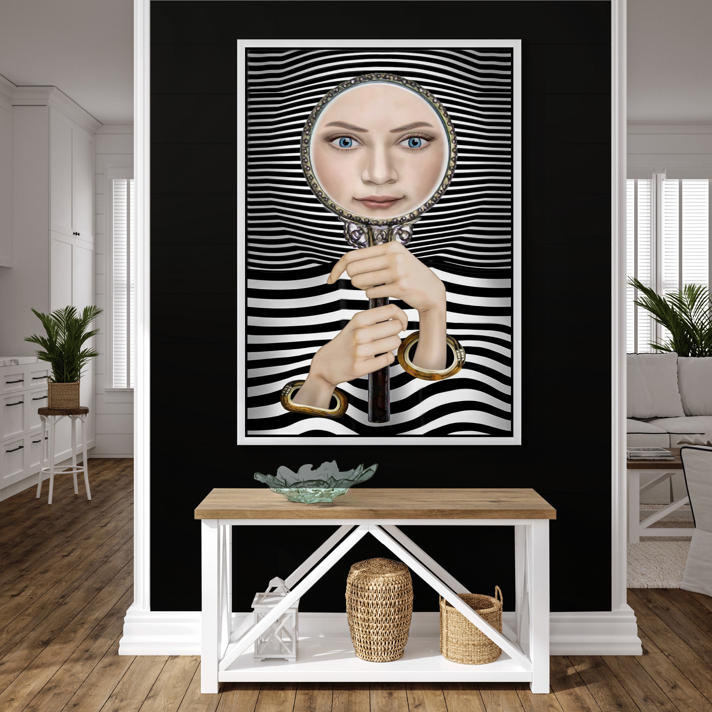 The Looking Glass - Framed Art