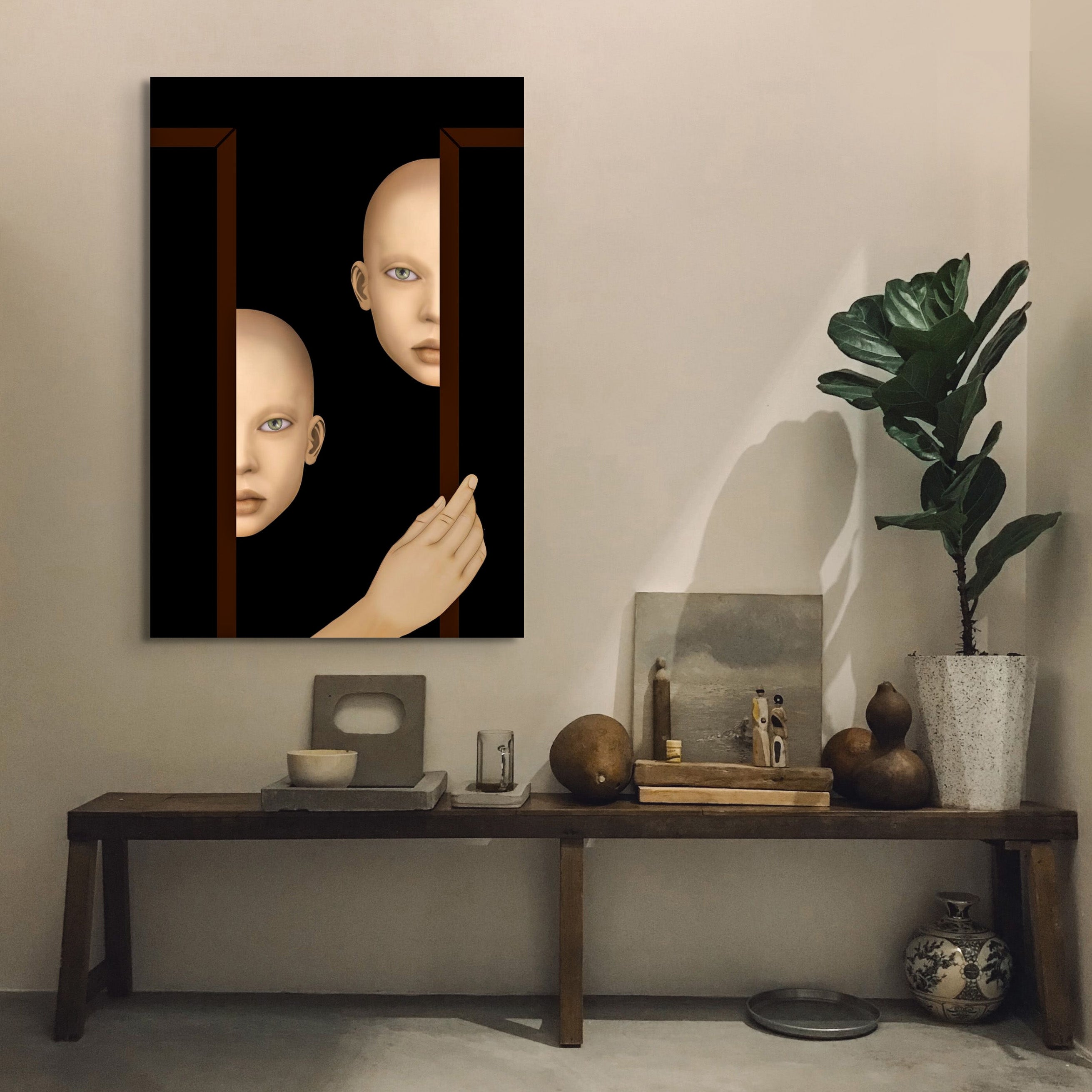 The Watchers - Framed Art