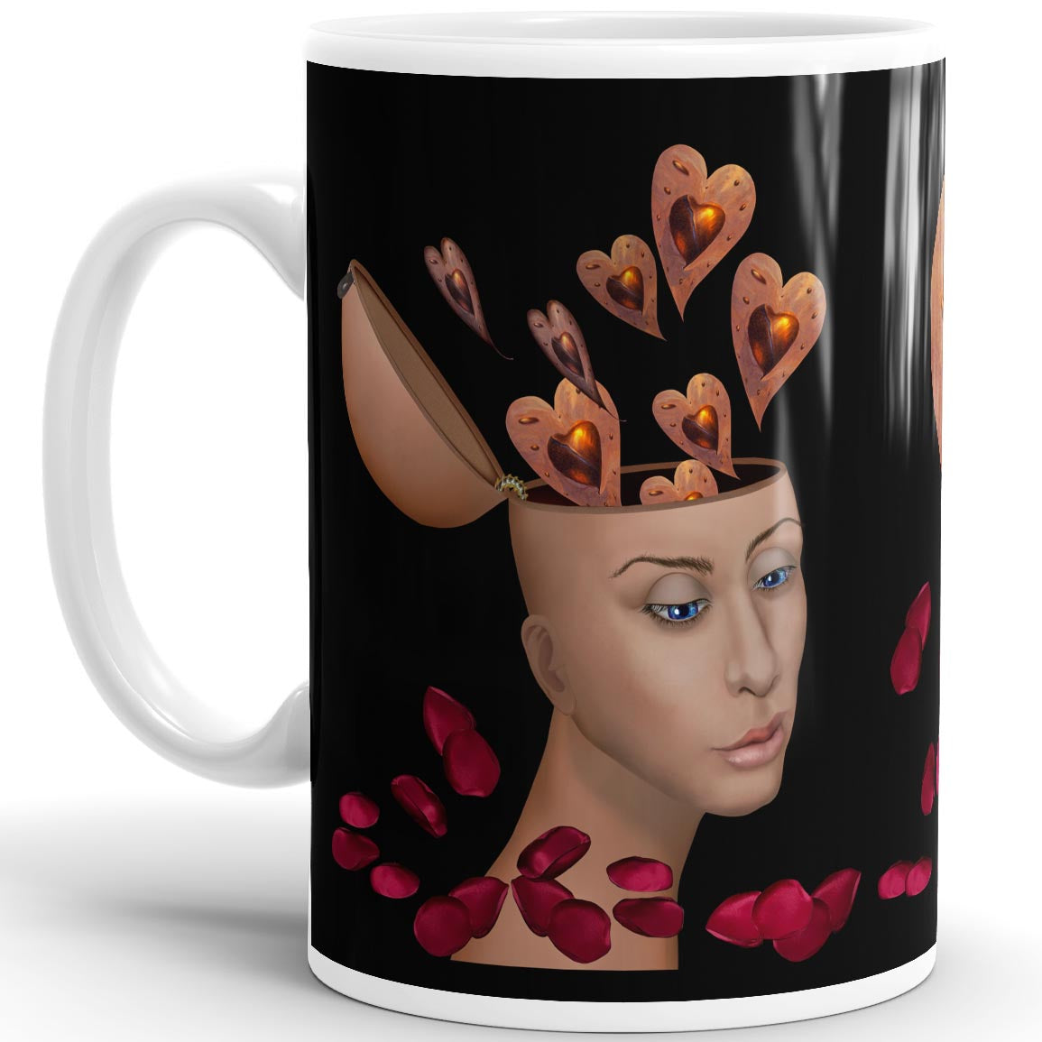 Thoughts Of Love - 15oz White Mug