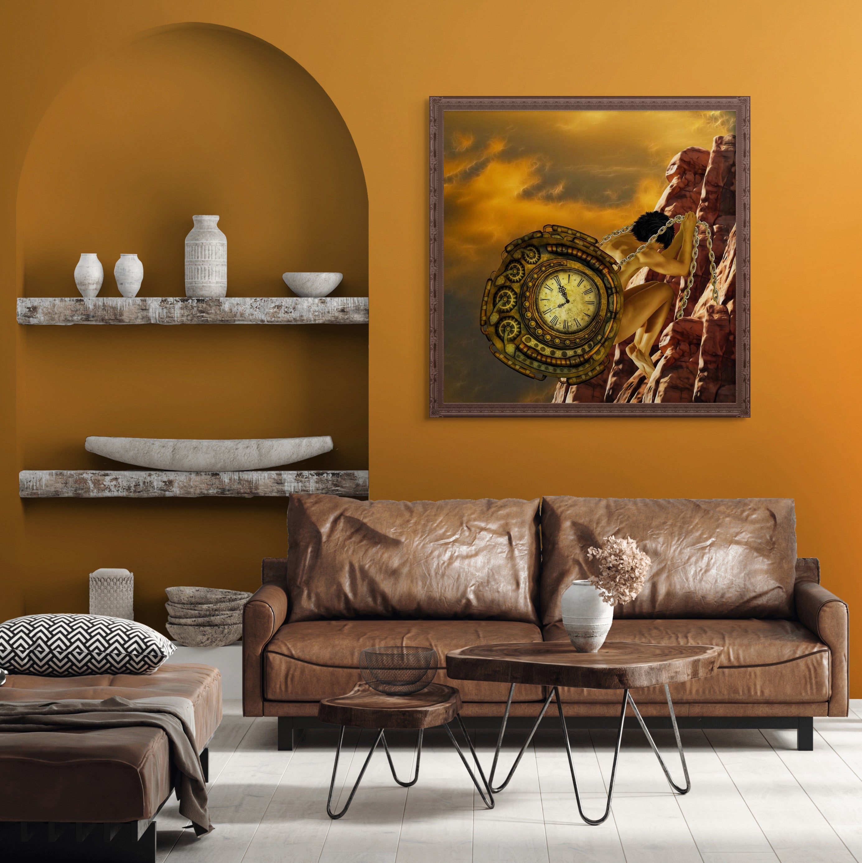 Time Is Golden - Canvas Art