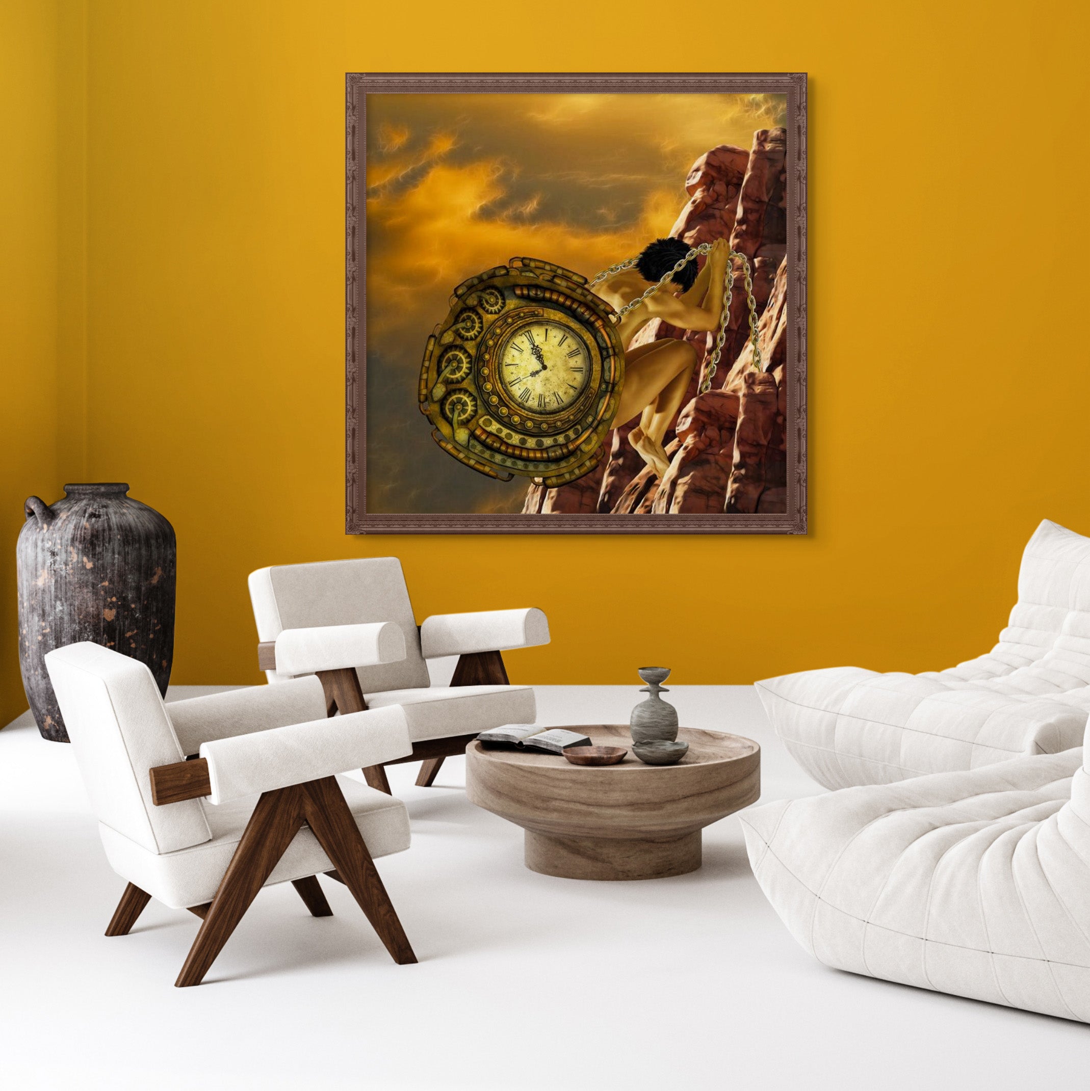 Time Is Golden - Canvas Art