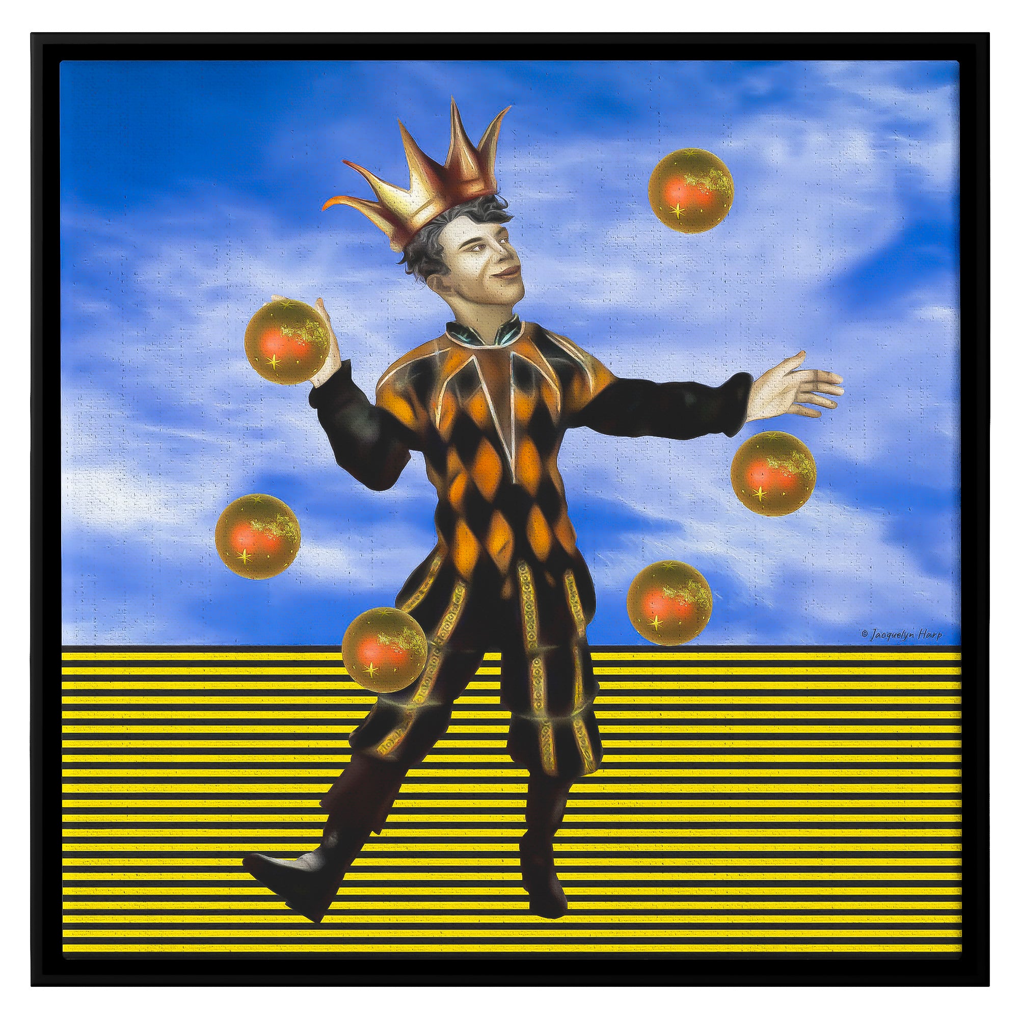 The Juggler - Framed Art