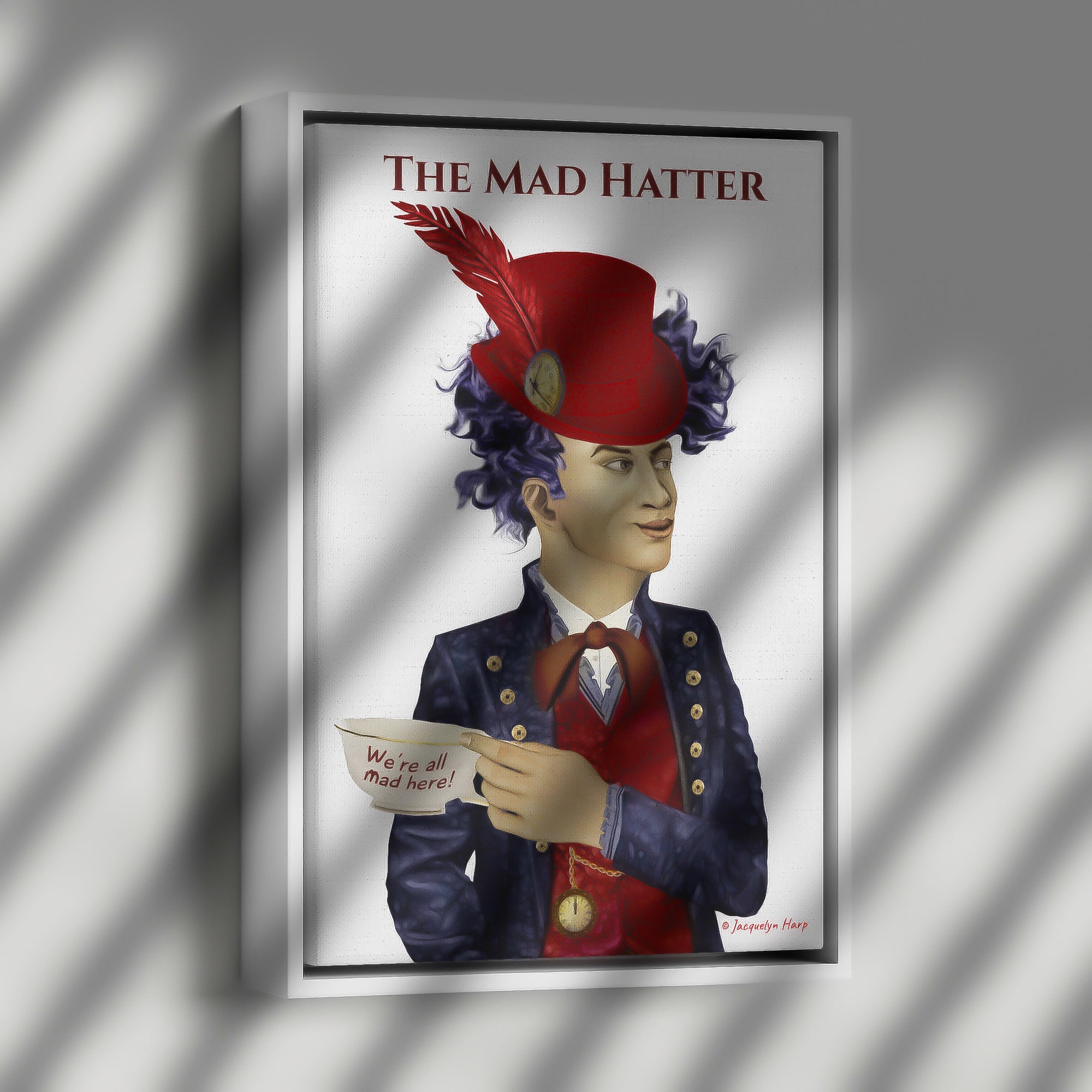 The Mad Hatter - Framed Art