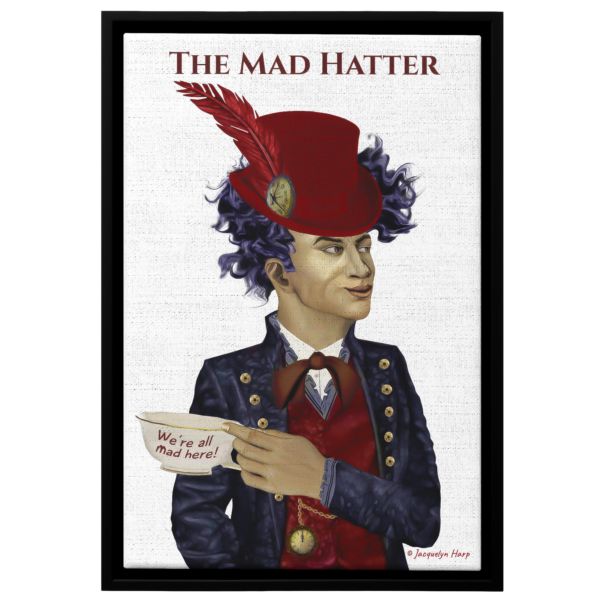 The Mad Hatter - Framed Art